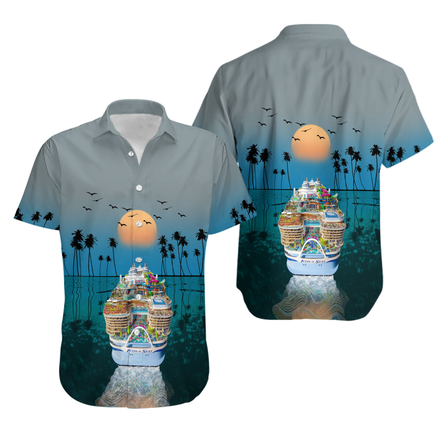 Royal Caribbean International Icon of the Seas Hawaiian Shirt