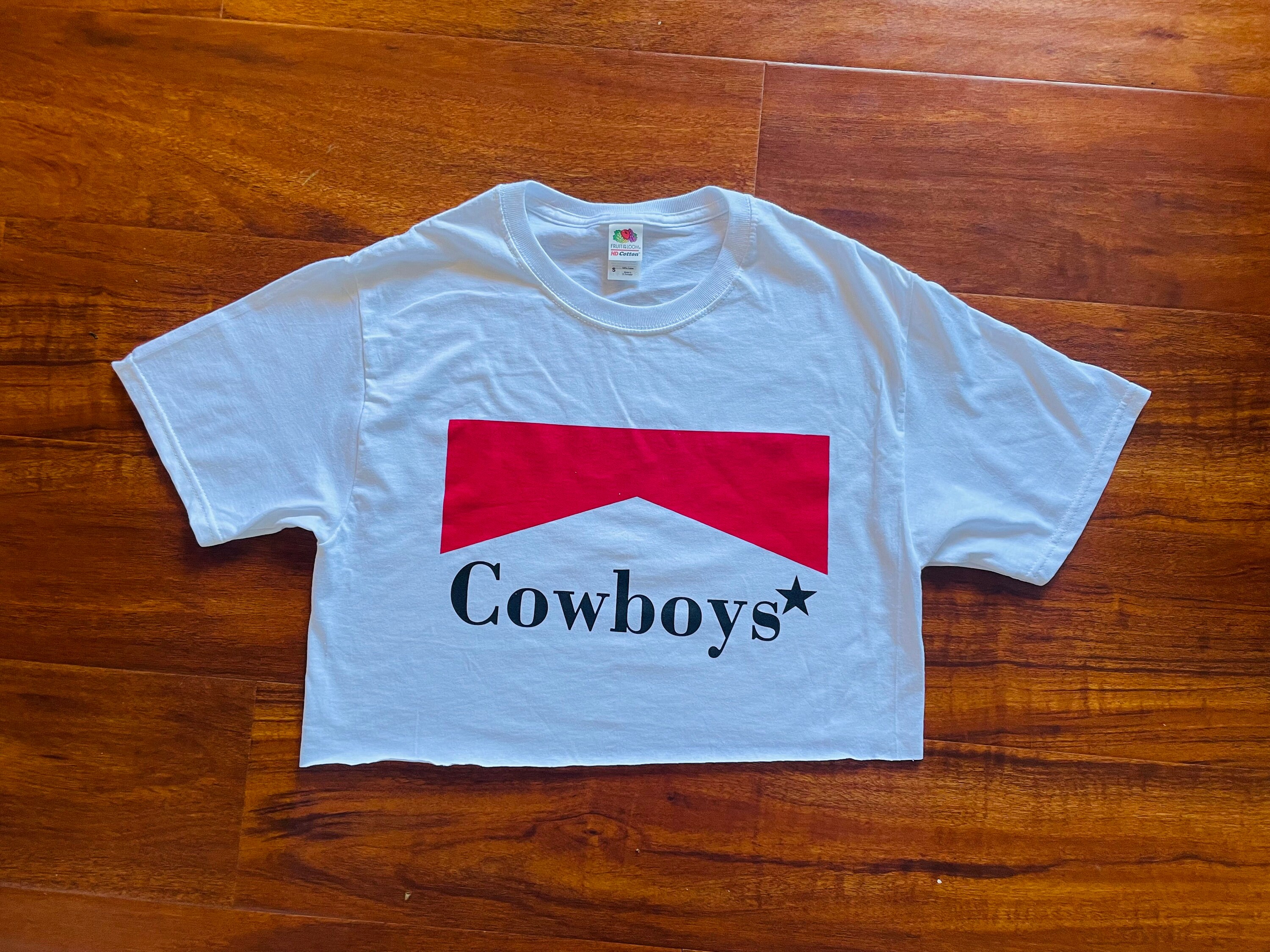 cowboys crop top