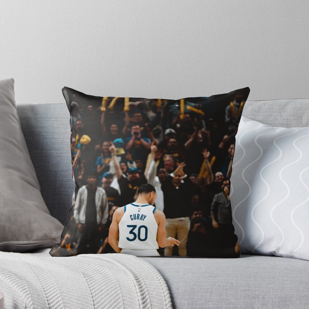 Stephen C.u.r.r.y. 30 Celebration Three Pillow, Basketball Gift, Gift for Fan