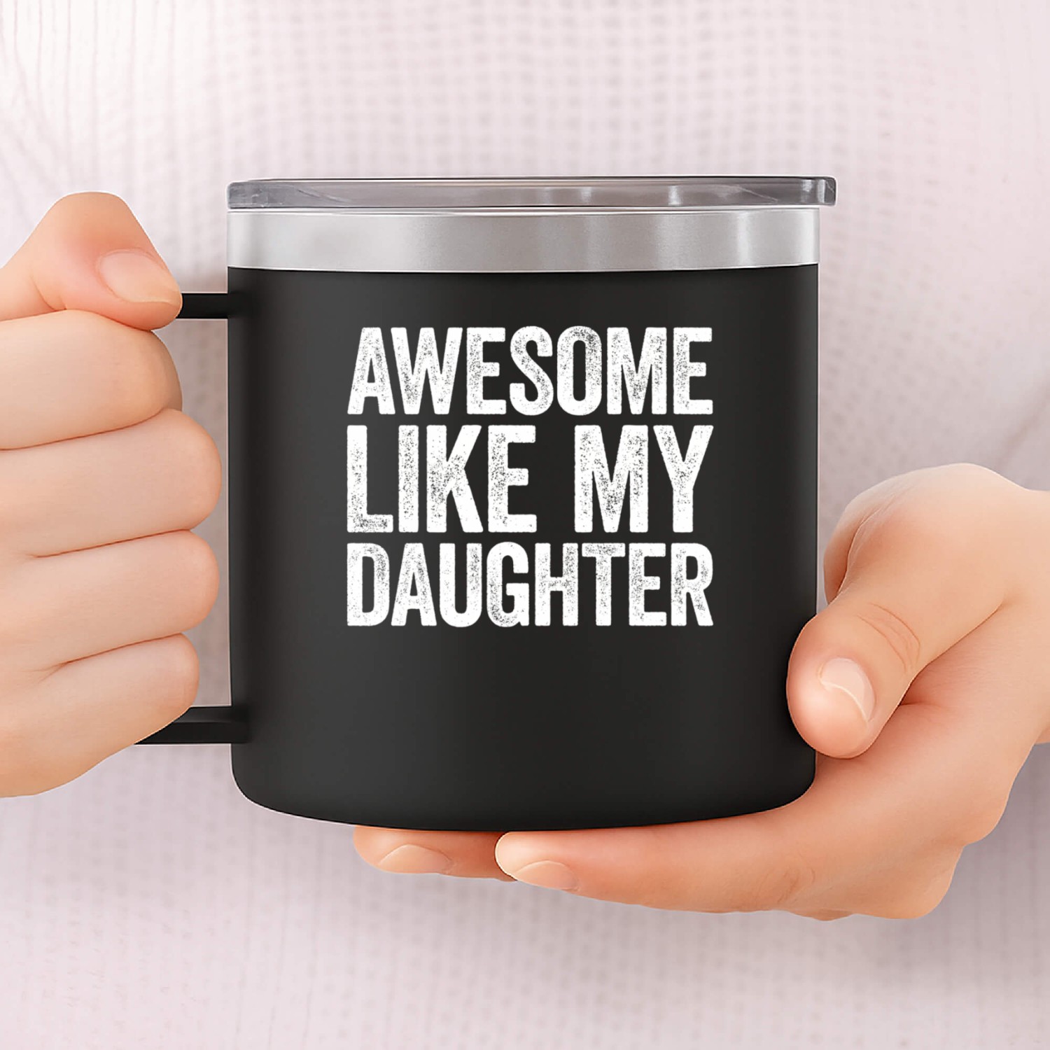 Awesome Like My Daughter Parents' Day 14oz Stainless Steel Tumblers