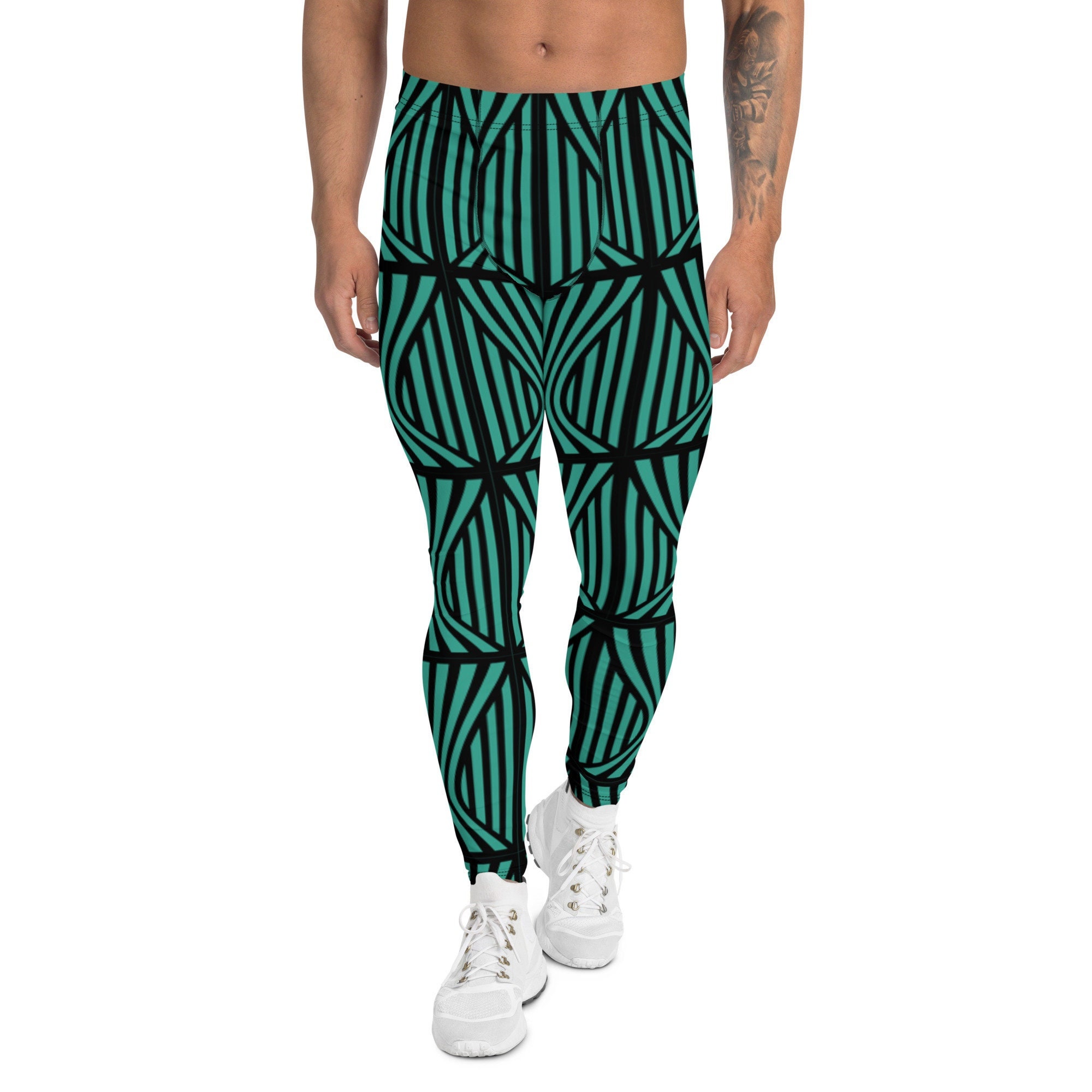Mens Leggings Festival Meggings EDM Activewear Gym Doof