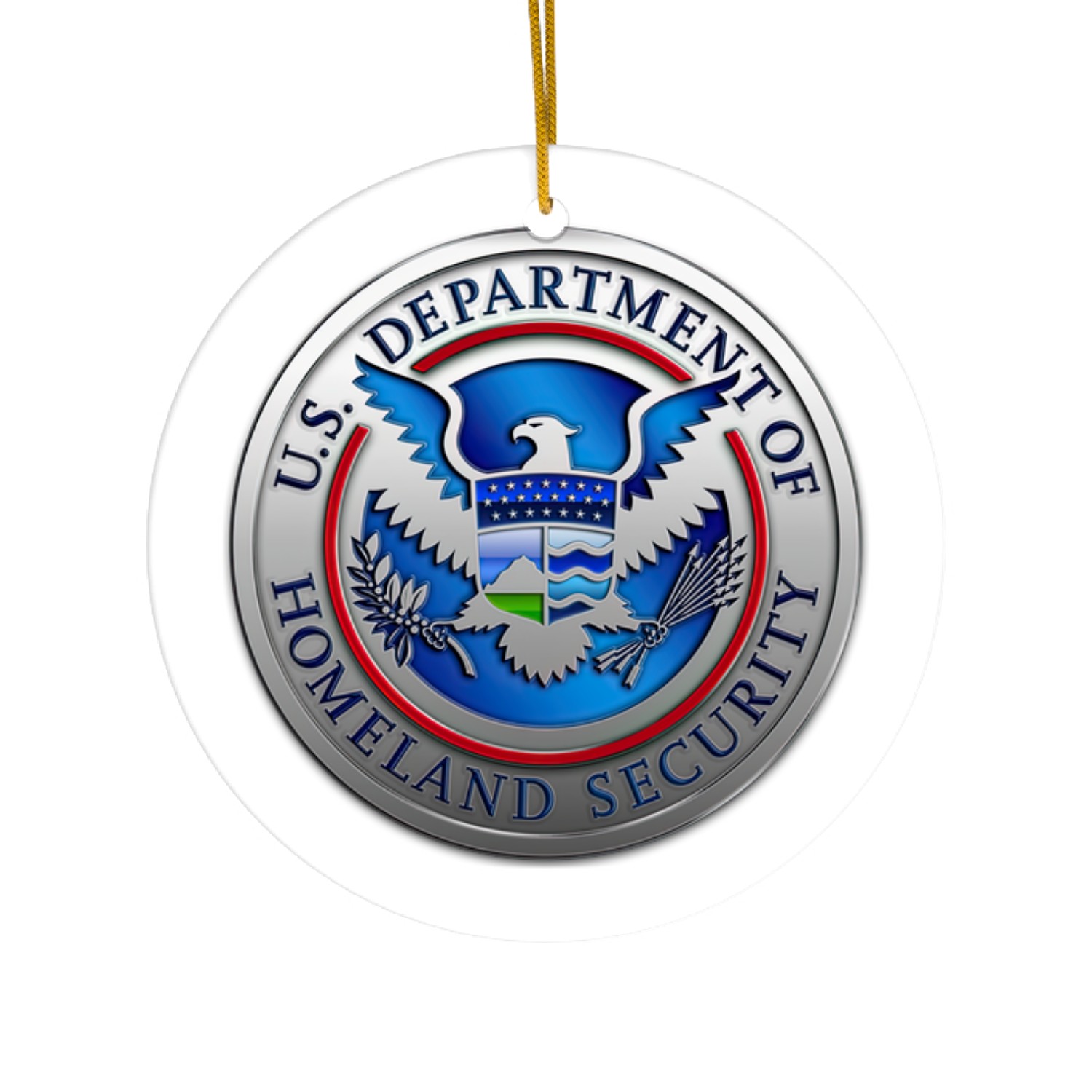 Department of Homeland Security (DHS) Ceramic Ornaments