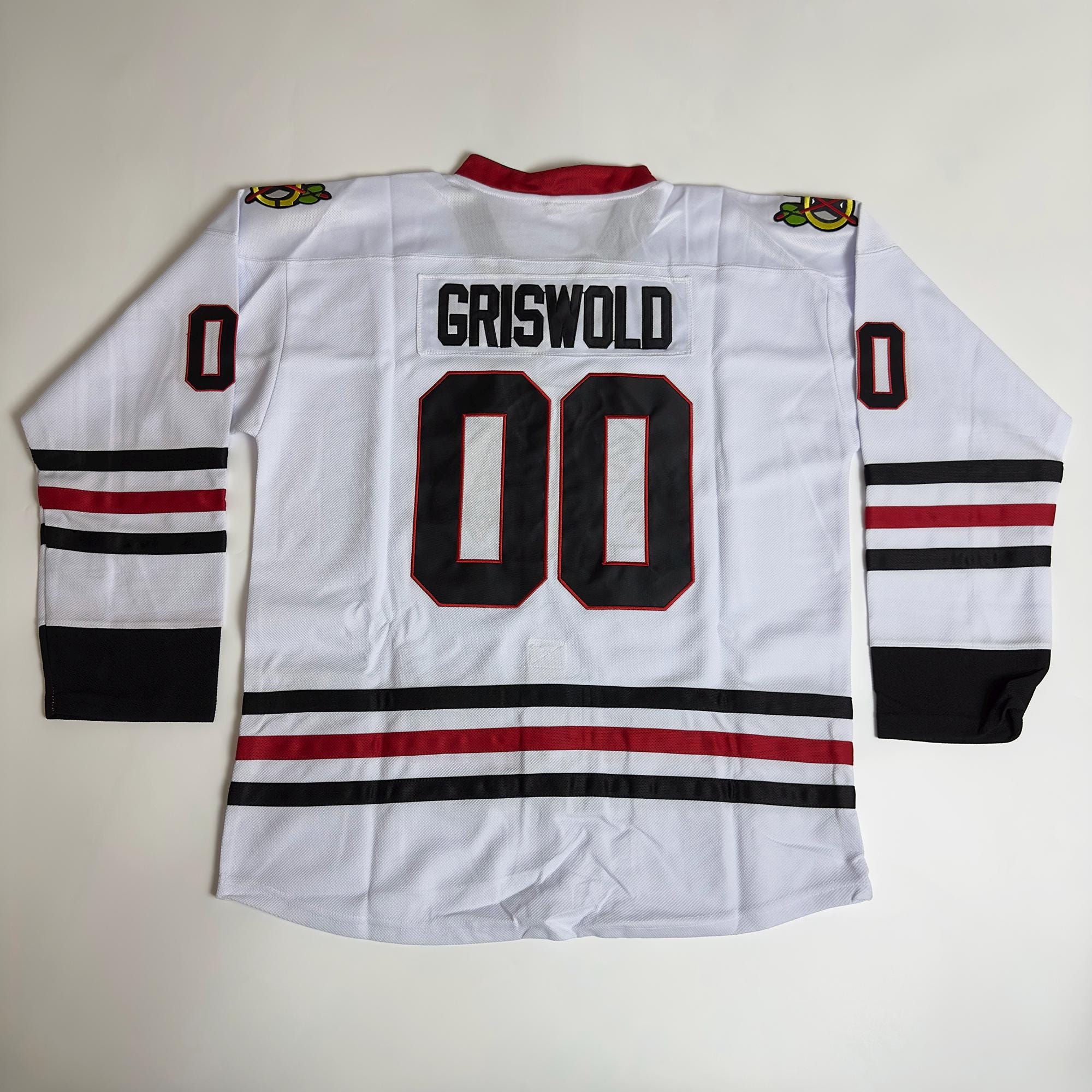 Clark Griswold #00 Hockey Jersey X-Mas Christmas Vacation The Movie Men Custom hockey jersey