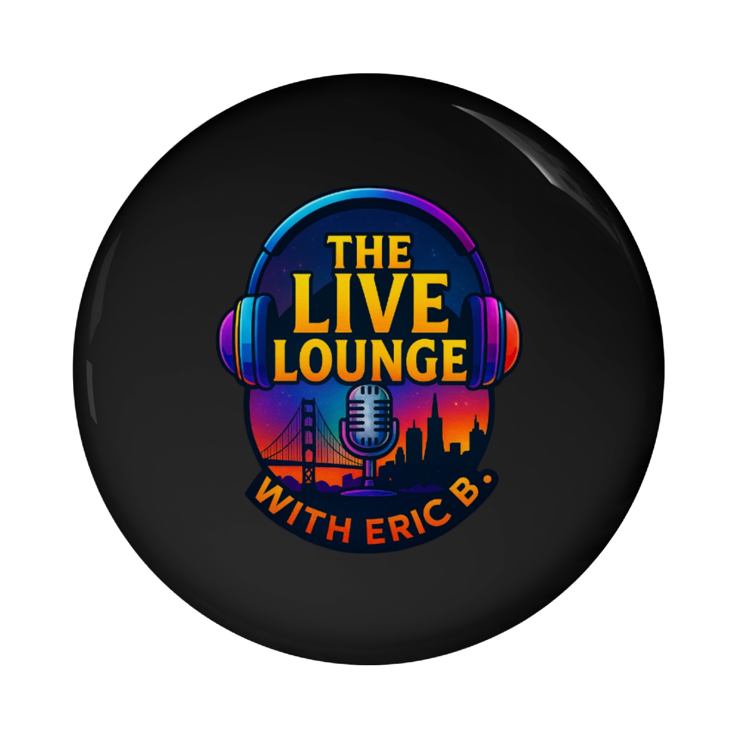 The Live Lounge – Round Edition Pin Buttons