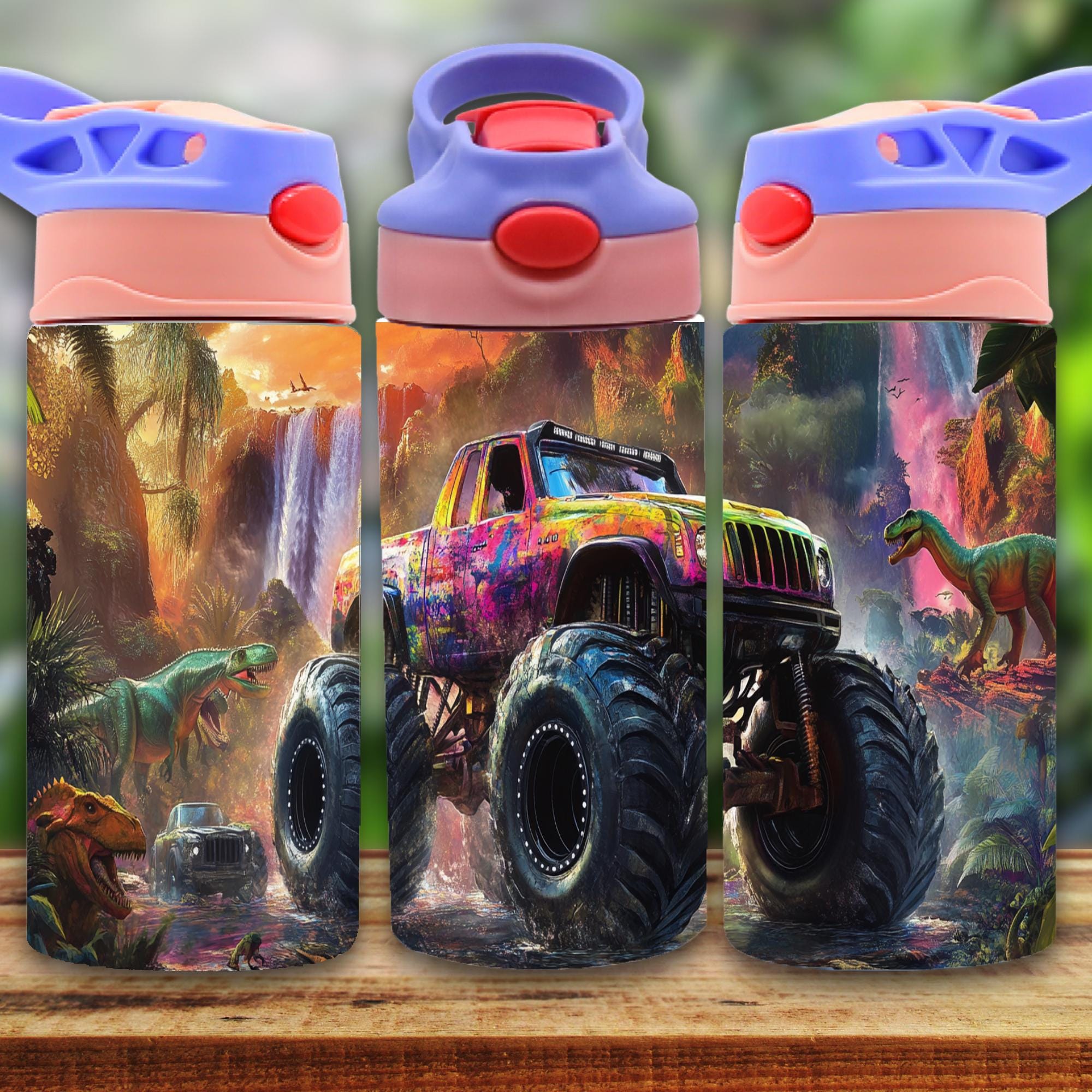 Monster Truck 12oz Tumbler, Kids 12oz Cup Tumbler, Back To School Gift