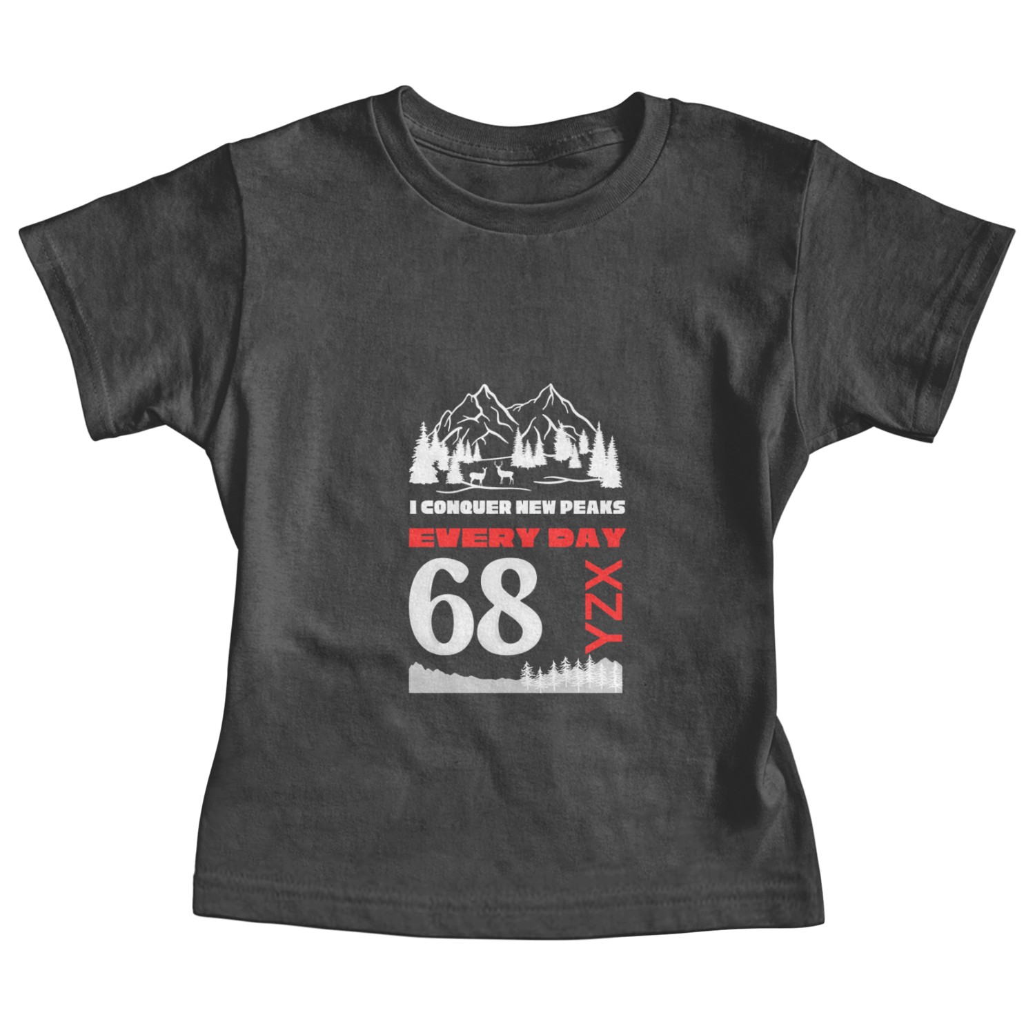 conquer new peaks every day Baby Tees