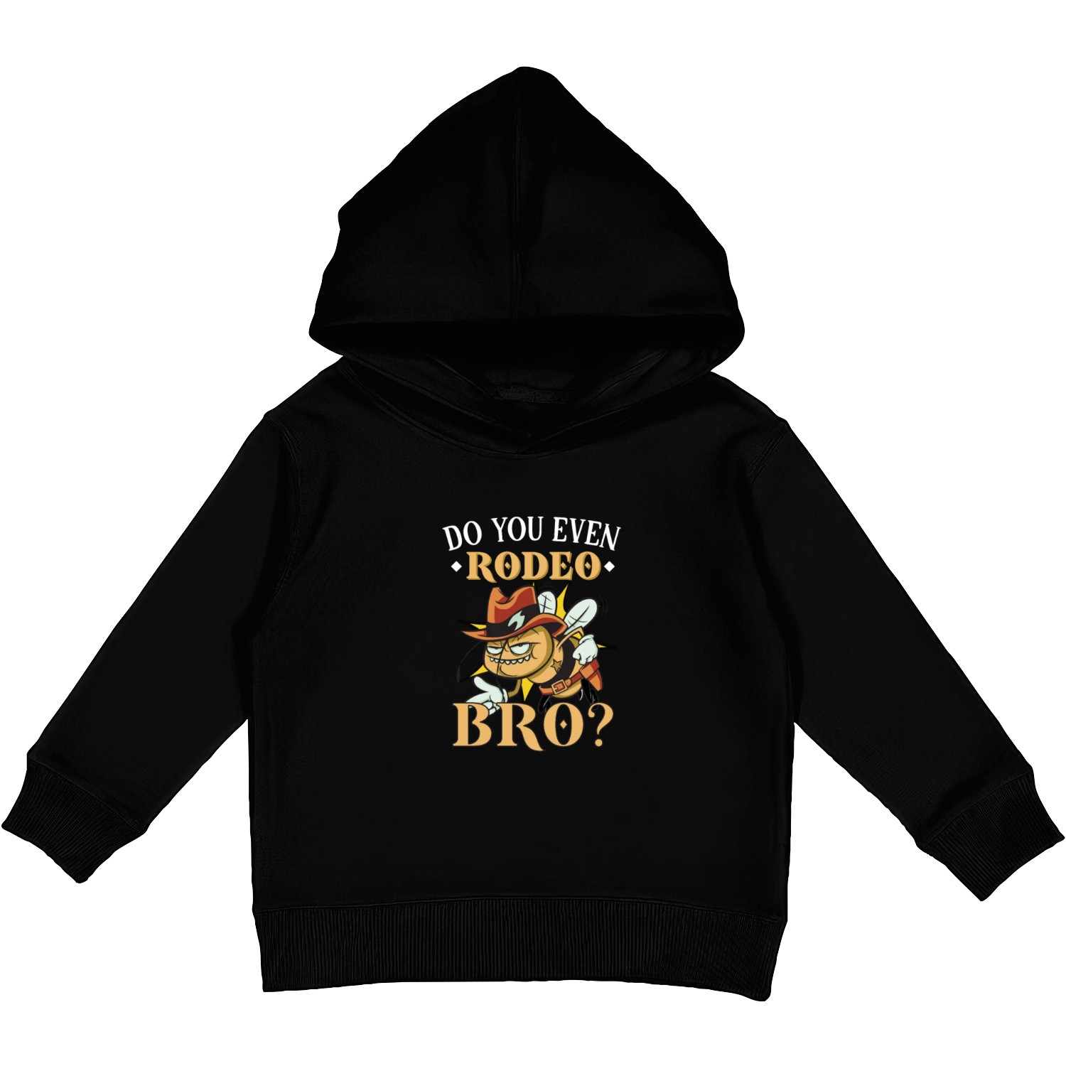 Cowboy Barn Bull Rider Rodeo Country Western Gift Kids Pullover Hoodies