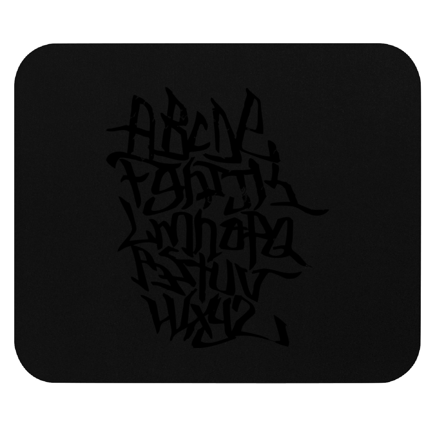 Graffiti Alphabet Mouse Pads