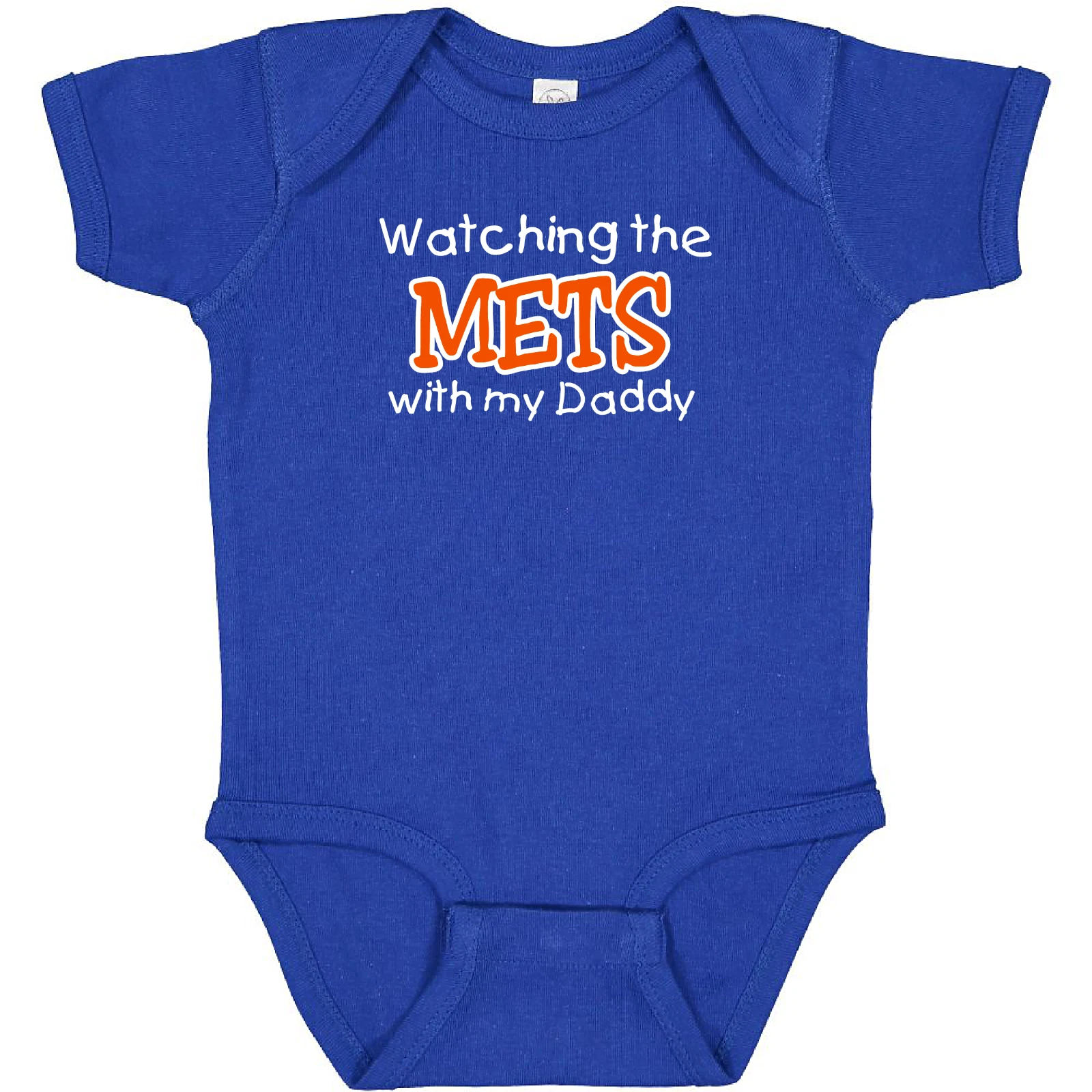 Watching the Mets with my Daddy Baby Bodysuit