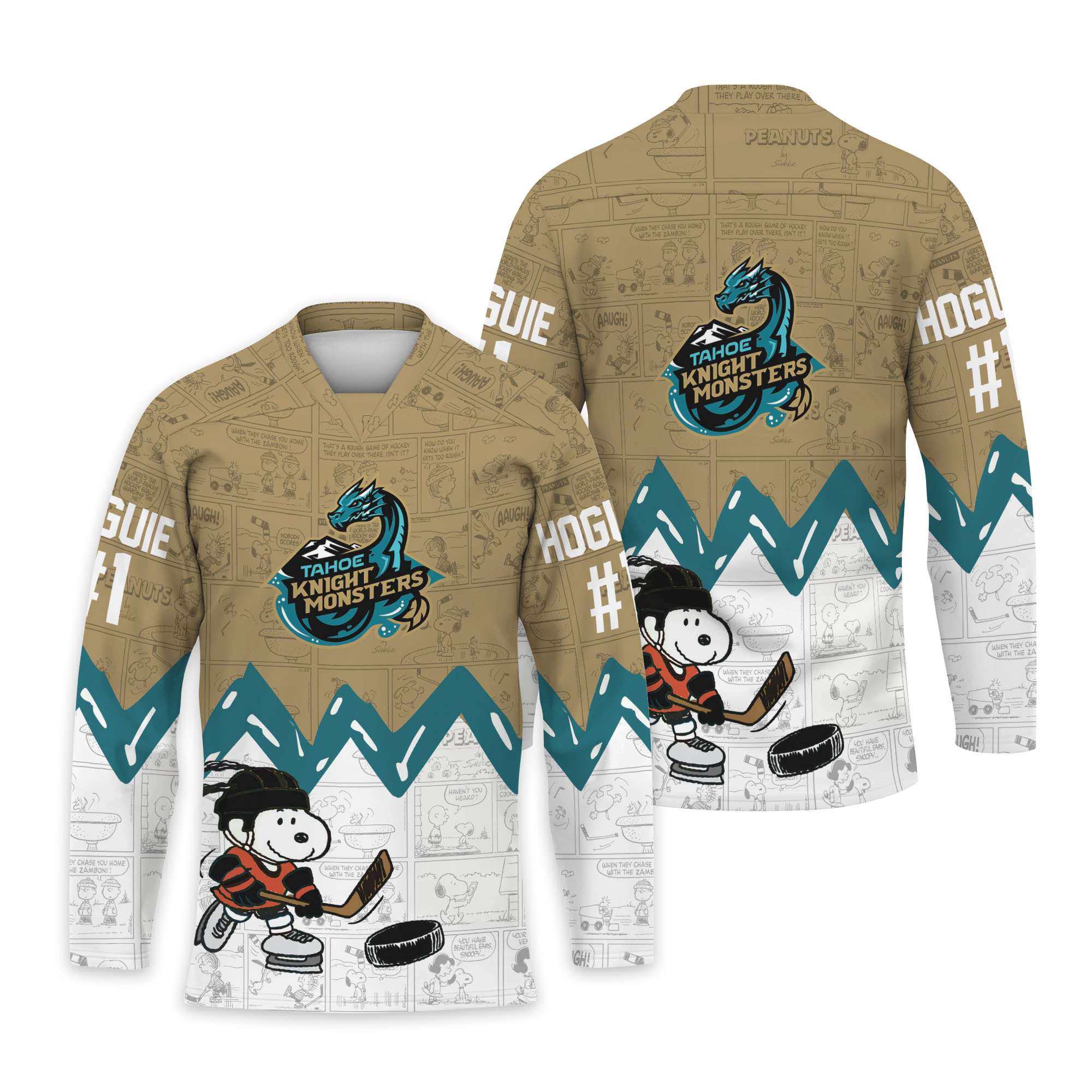 Personalize Tahoe Knight Monsters 75th Anniversary Hockey Shirt Men's