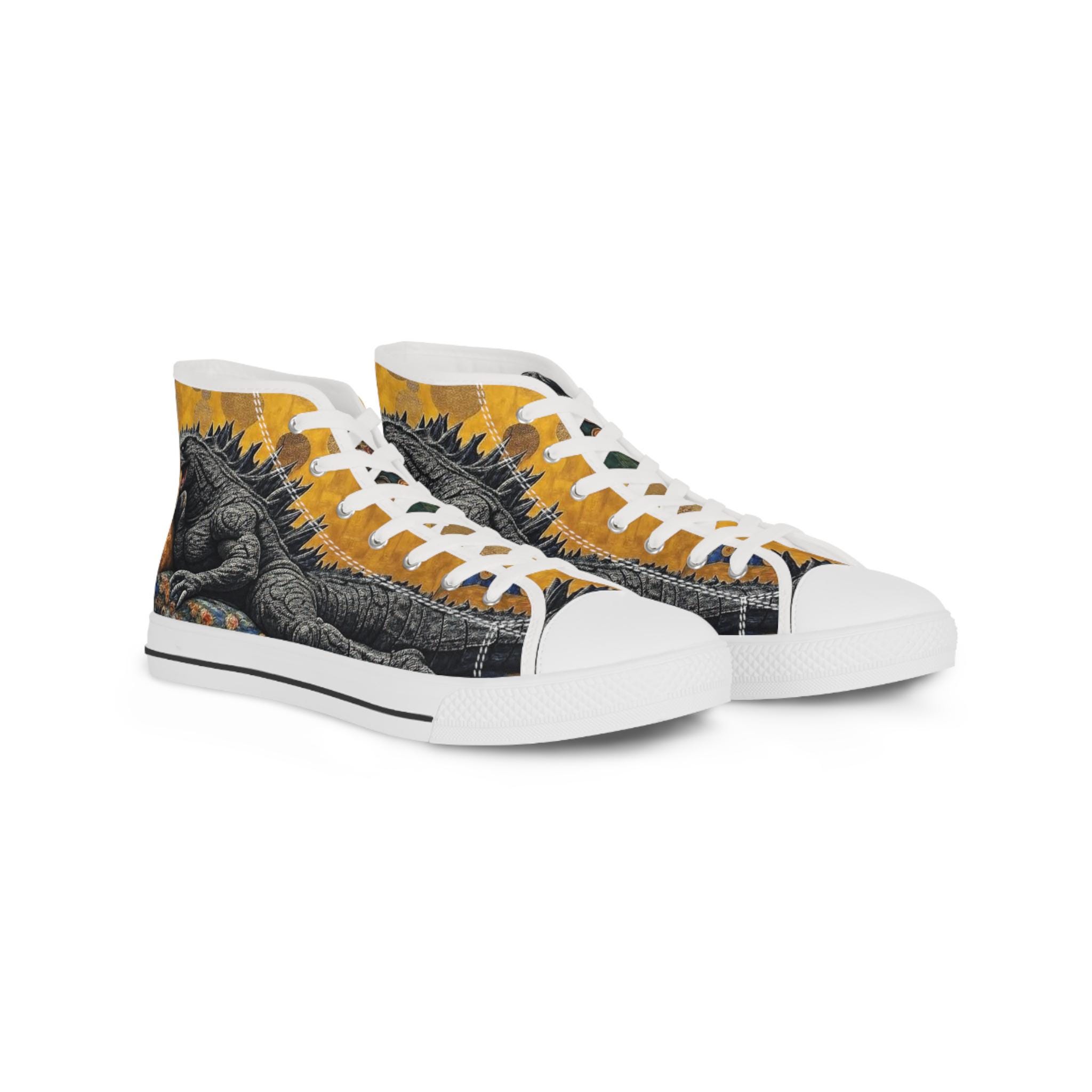 god zilla High Top Sneakers | Klimt Art Inspired, Monster Shoes