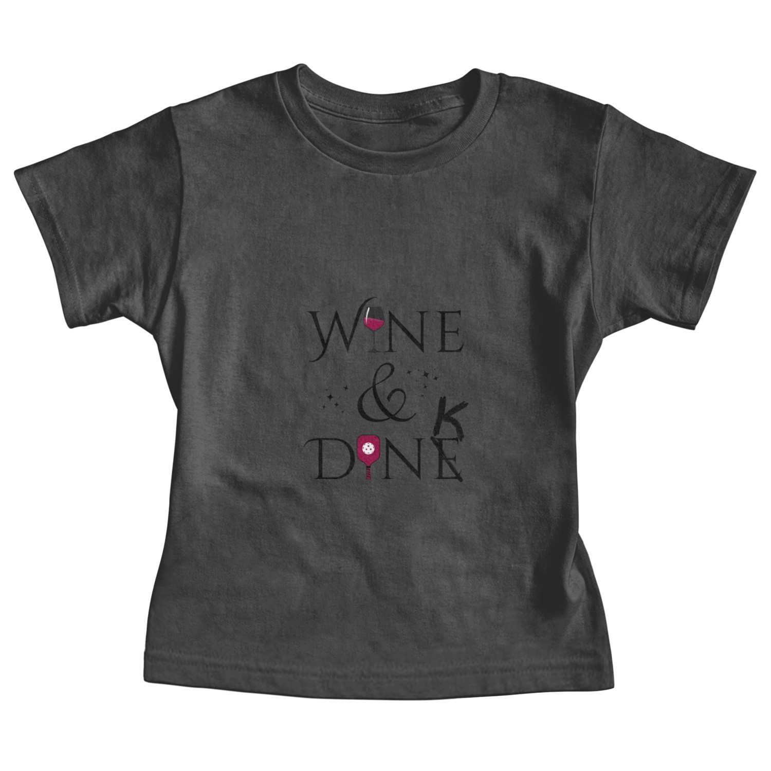 Wine & Dink Pickleball Baby Tees & Accessories Light