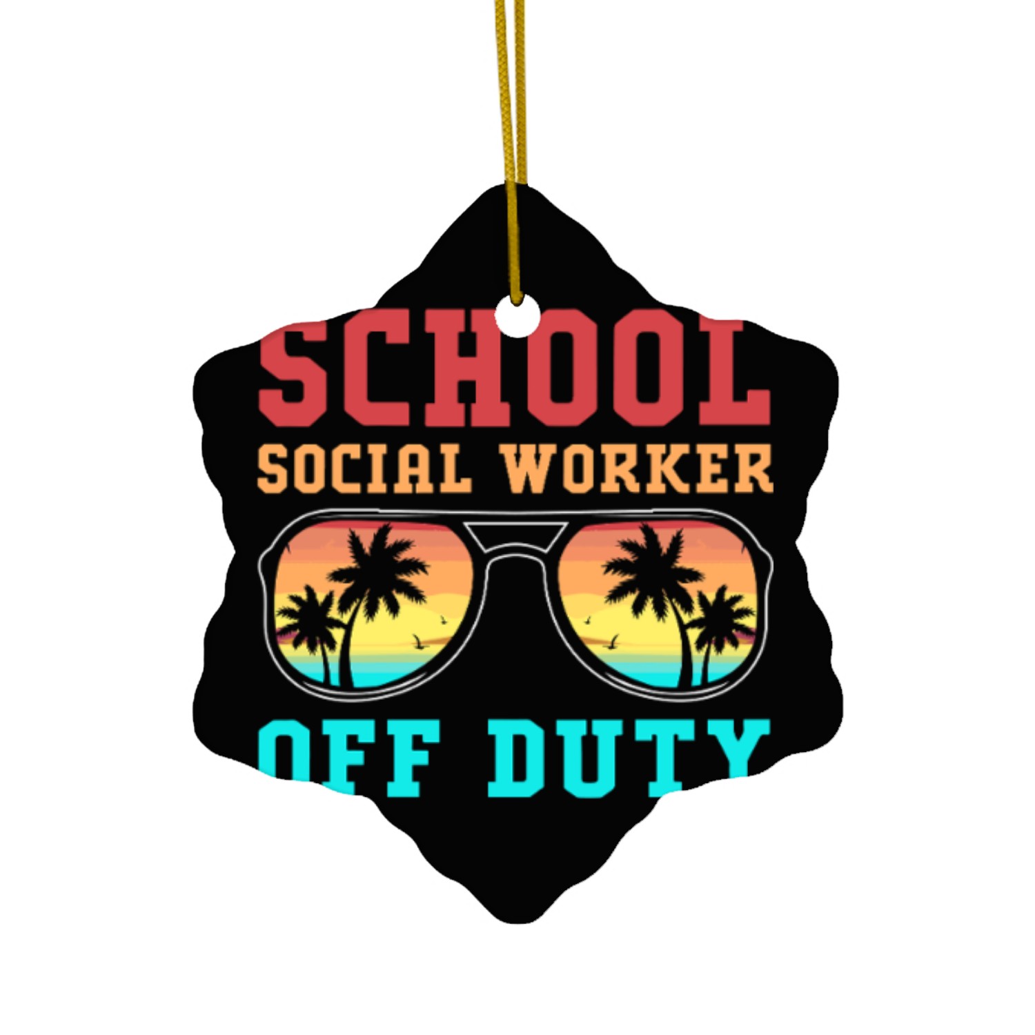 School Social Worker Socialist Ceramic Ornaments