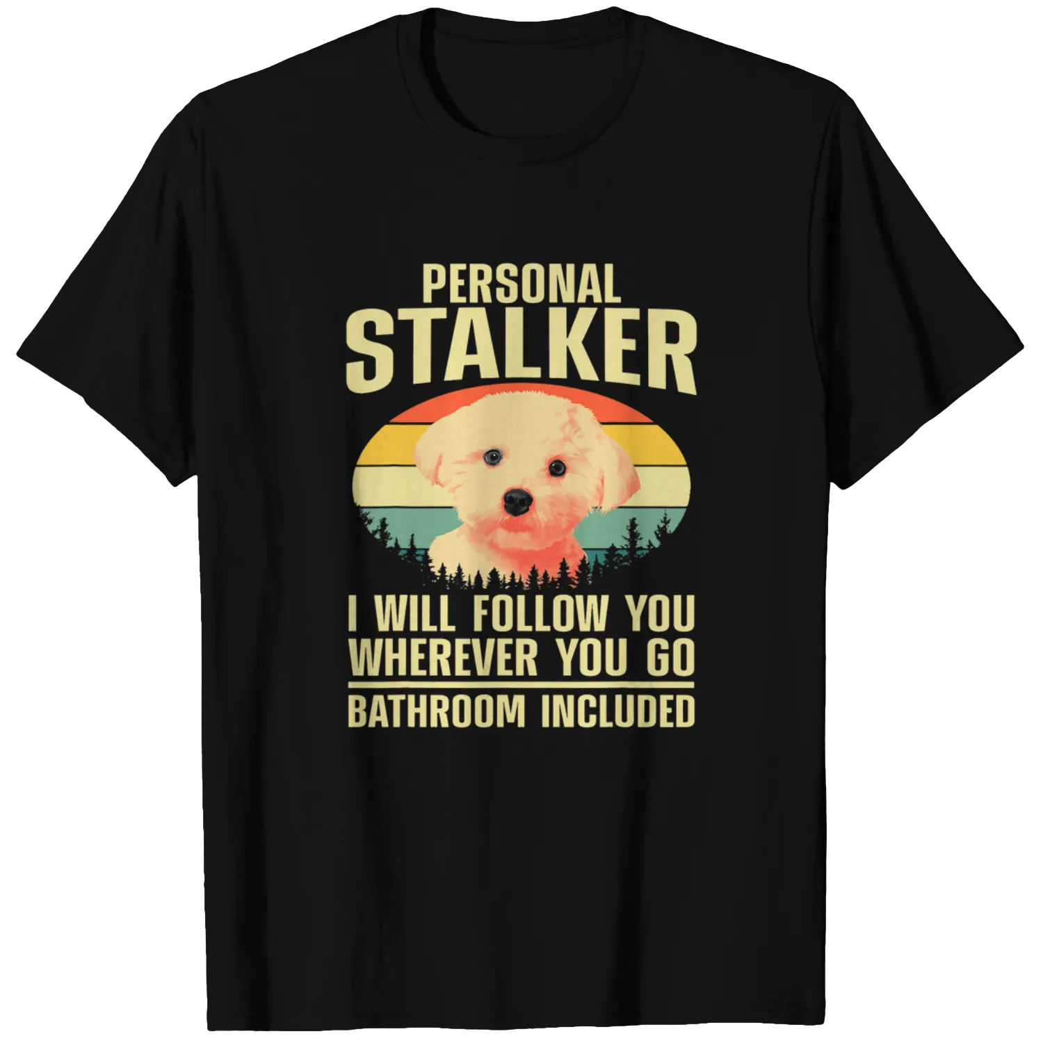 Maltese Pet Design For Men Women Dog Lover Trainer Sitter T-Shirts