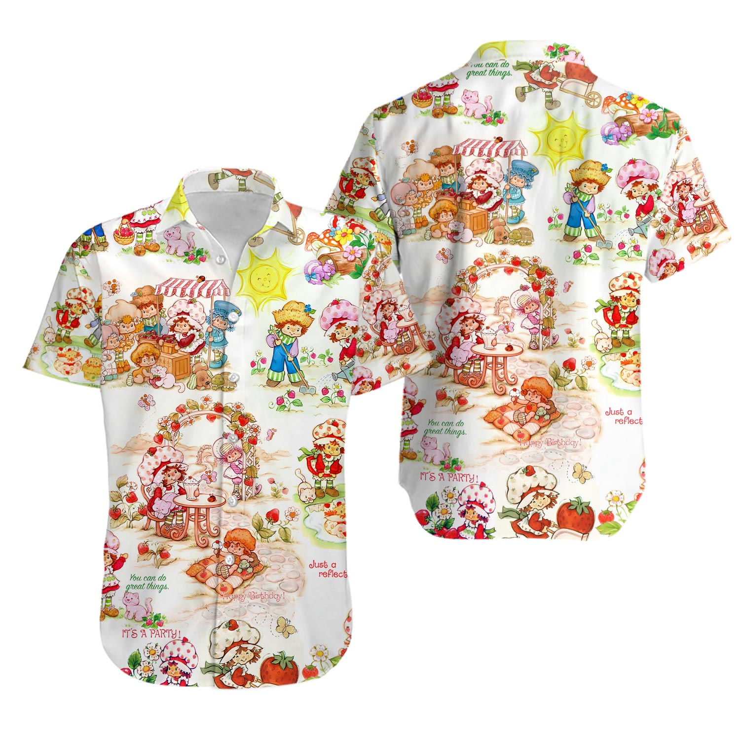 Strawberry Shortcake Hawaii Shirt and Short