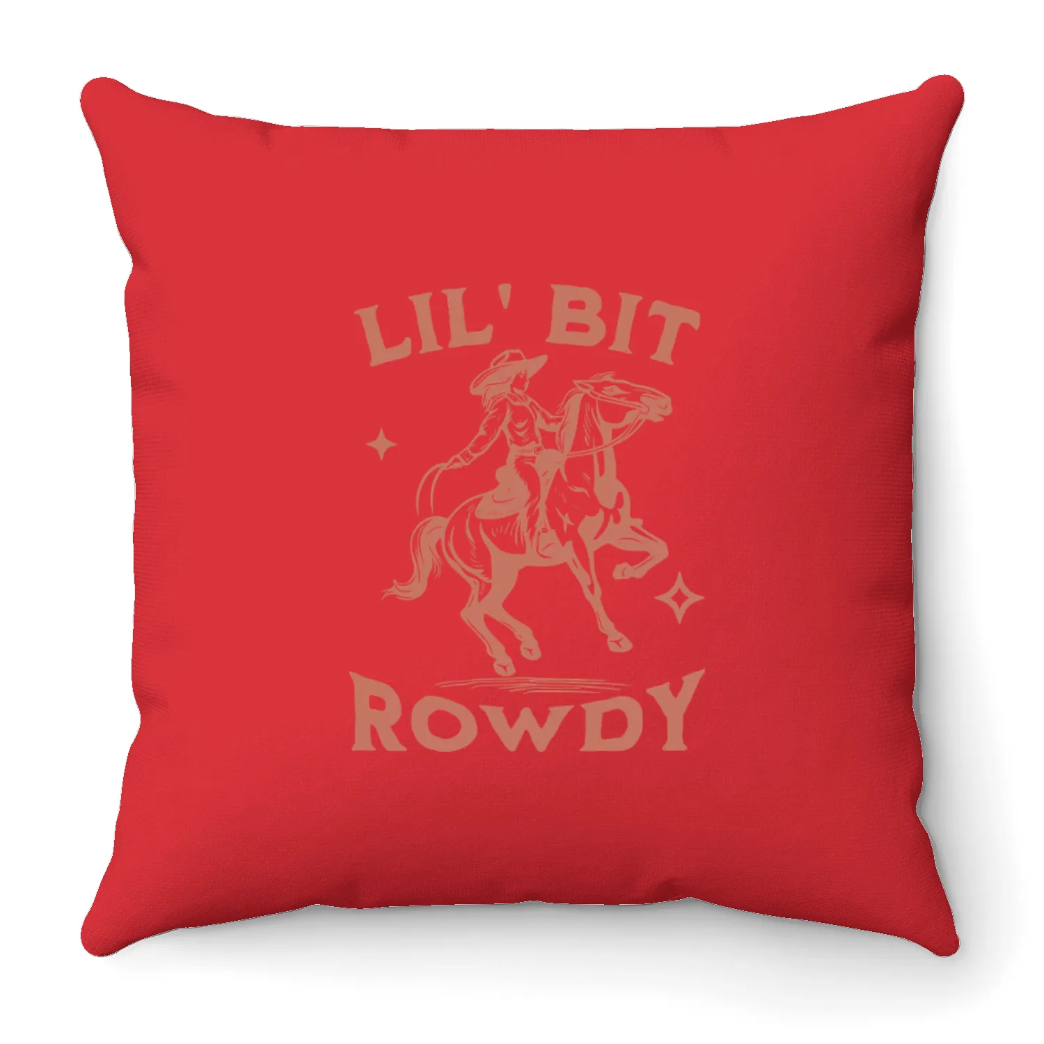 Lil' Bit Rowdy – Western Cowgirl Design Throw Pillows