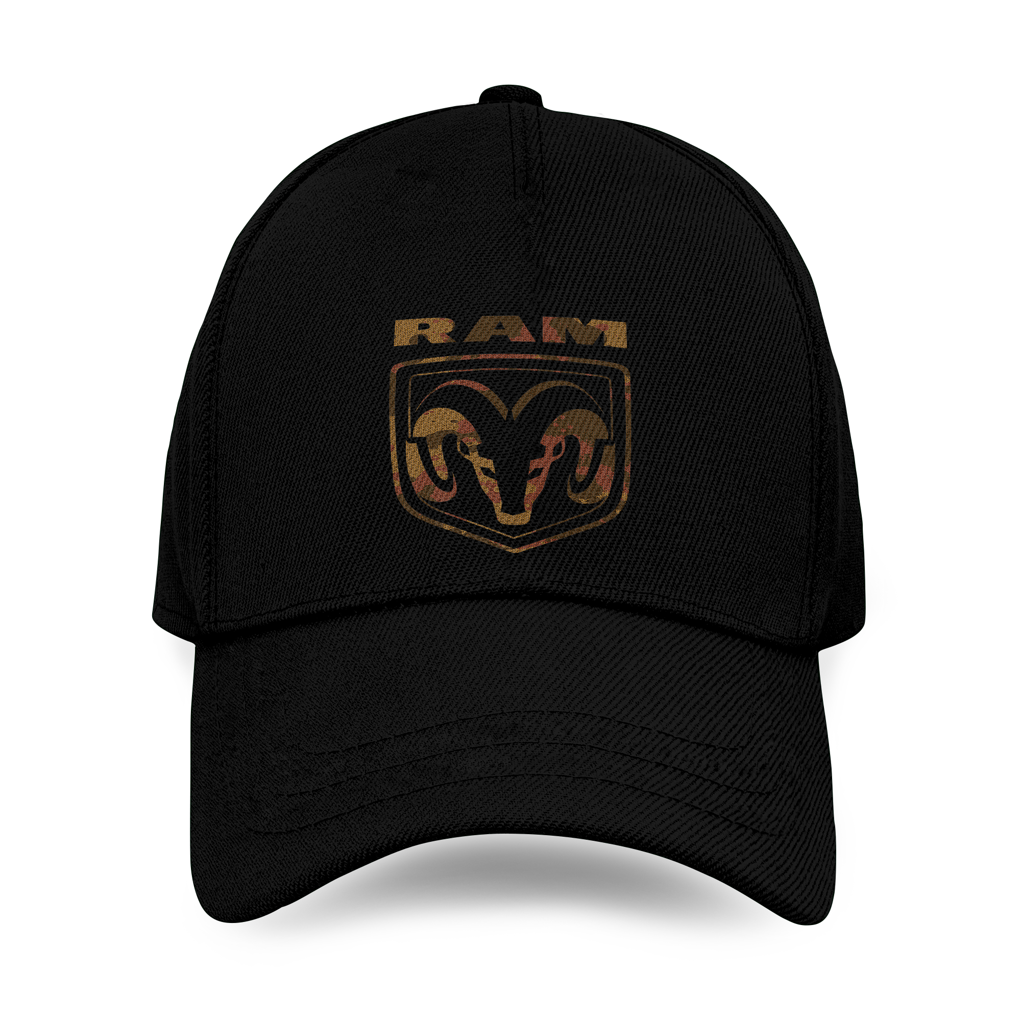 Ram Trucks Brown Camo Logo Wrexham Wales / Cymru Baseball Cap
