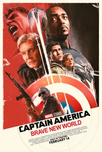 Captain America Brave New World 2025 Movie PREMIUM POSTER