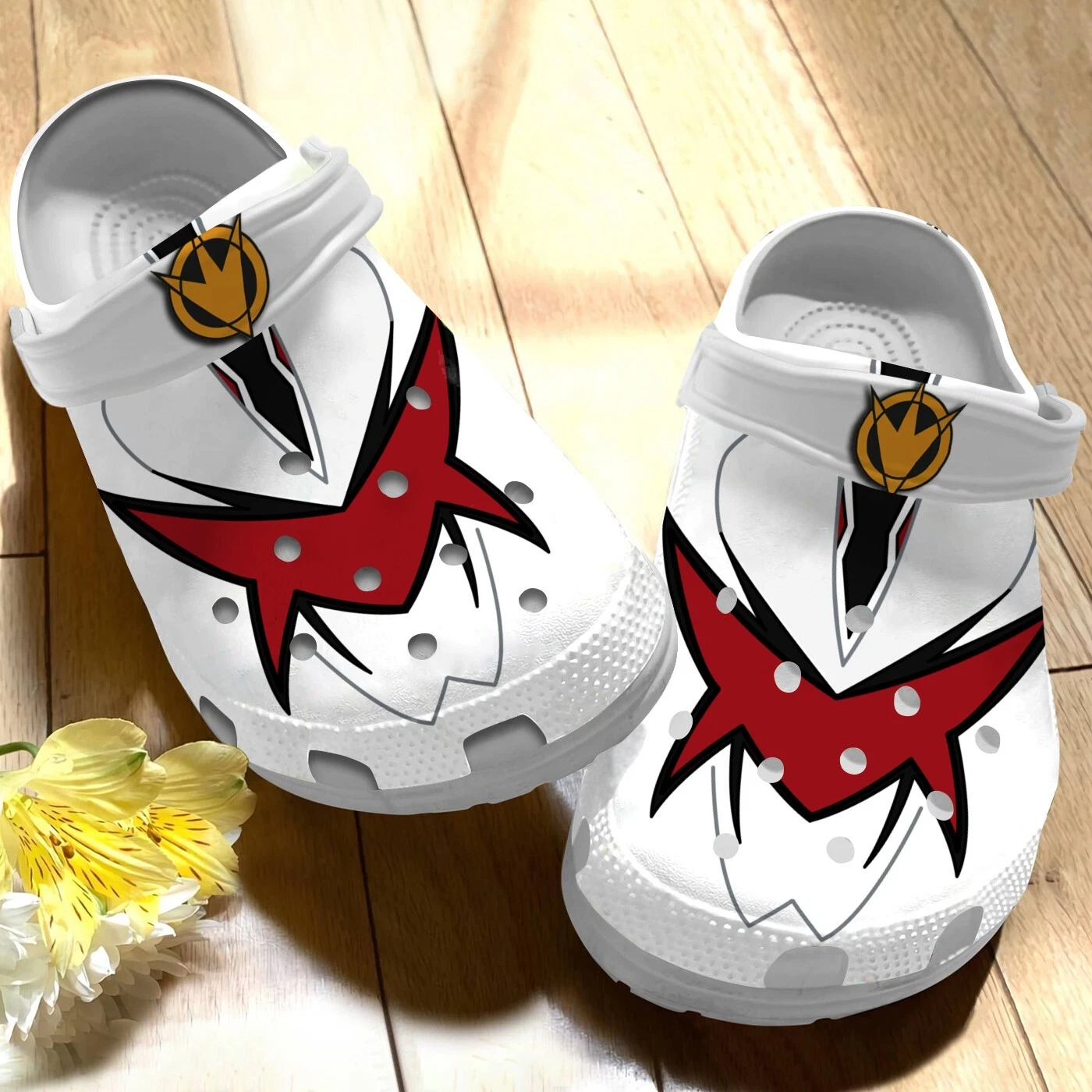 Power Rangers Dino Thunder White Slippers Clogsband Clogs