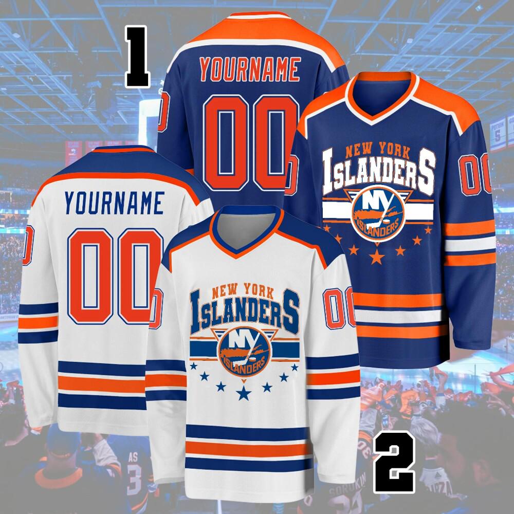 Personalized New York Hockey Team Jersey, Custom Islanders Hockey Jersey, Gift For Fan, Jersey For Adult And Kids, Hockey Lovers