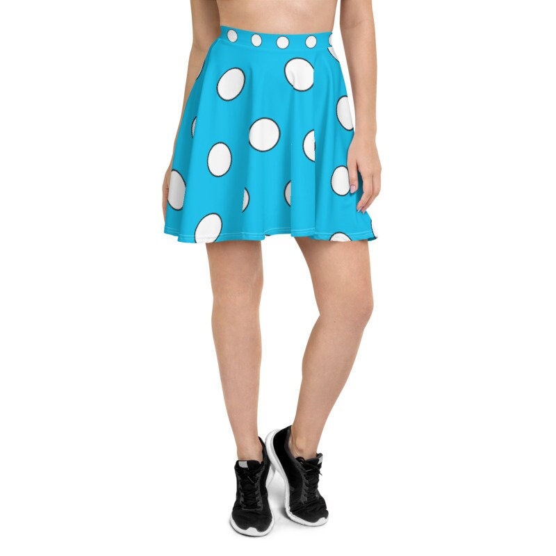 Retro Sweet Mouse Running Costume Skater Skirt