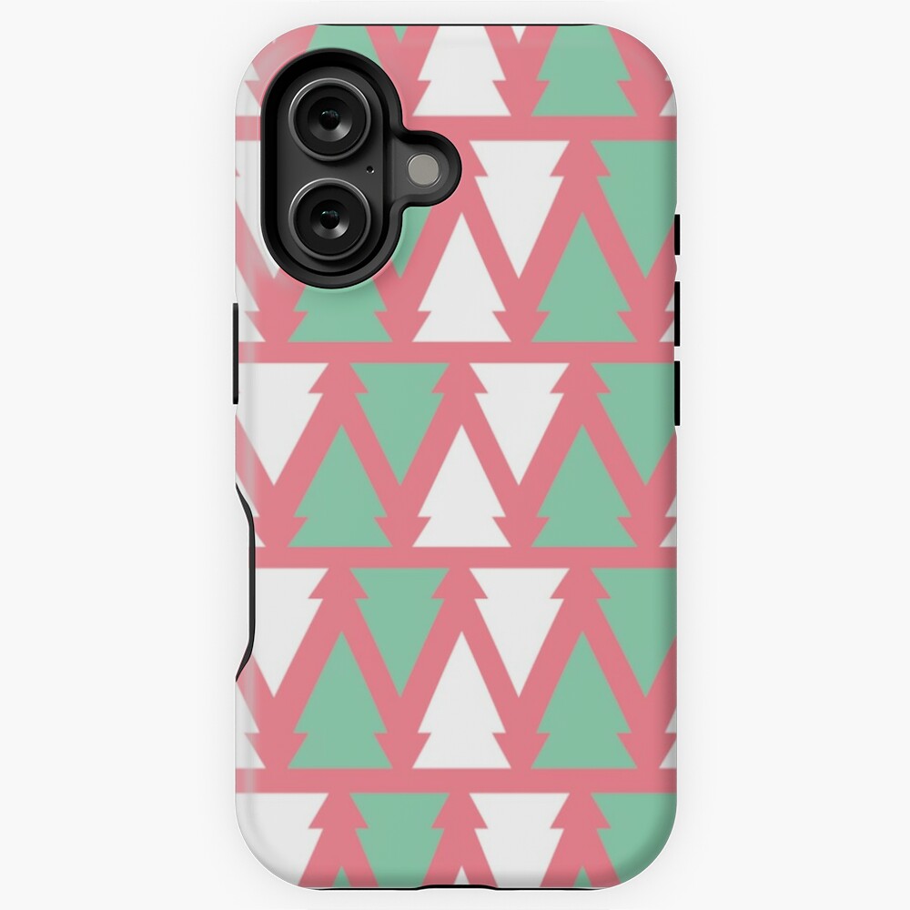 Geometric Chrismas Pattern iPhone Case