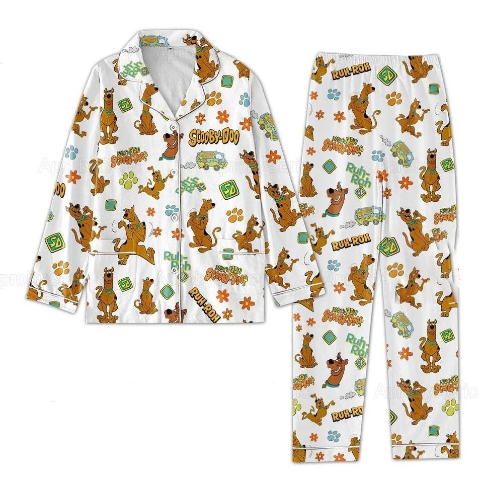 Scooby Doo Pajamas Set, Halloween Pajamas Set, Family Christmas Pajamas Set