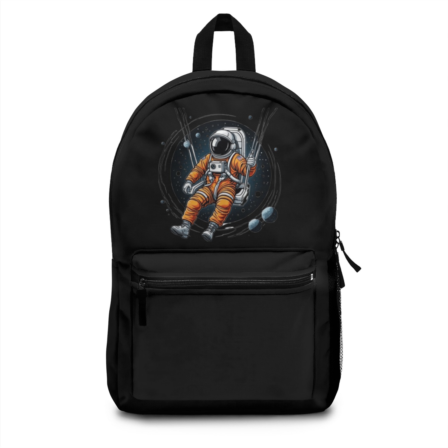 Astronaut Swinging In The Space. Astronaut, Swing Backpacks