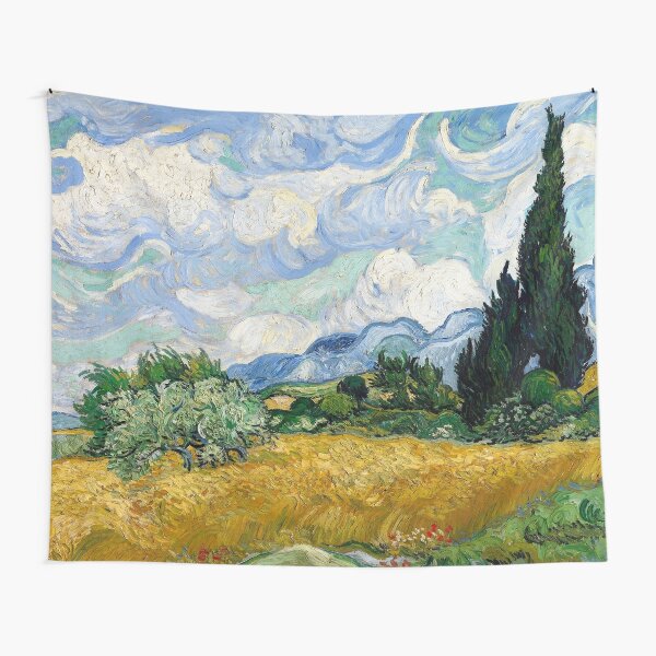 Van Gogh Wheat Field With Cypresses Tapestry