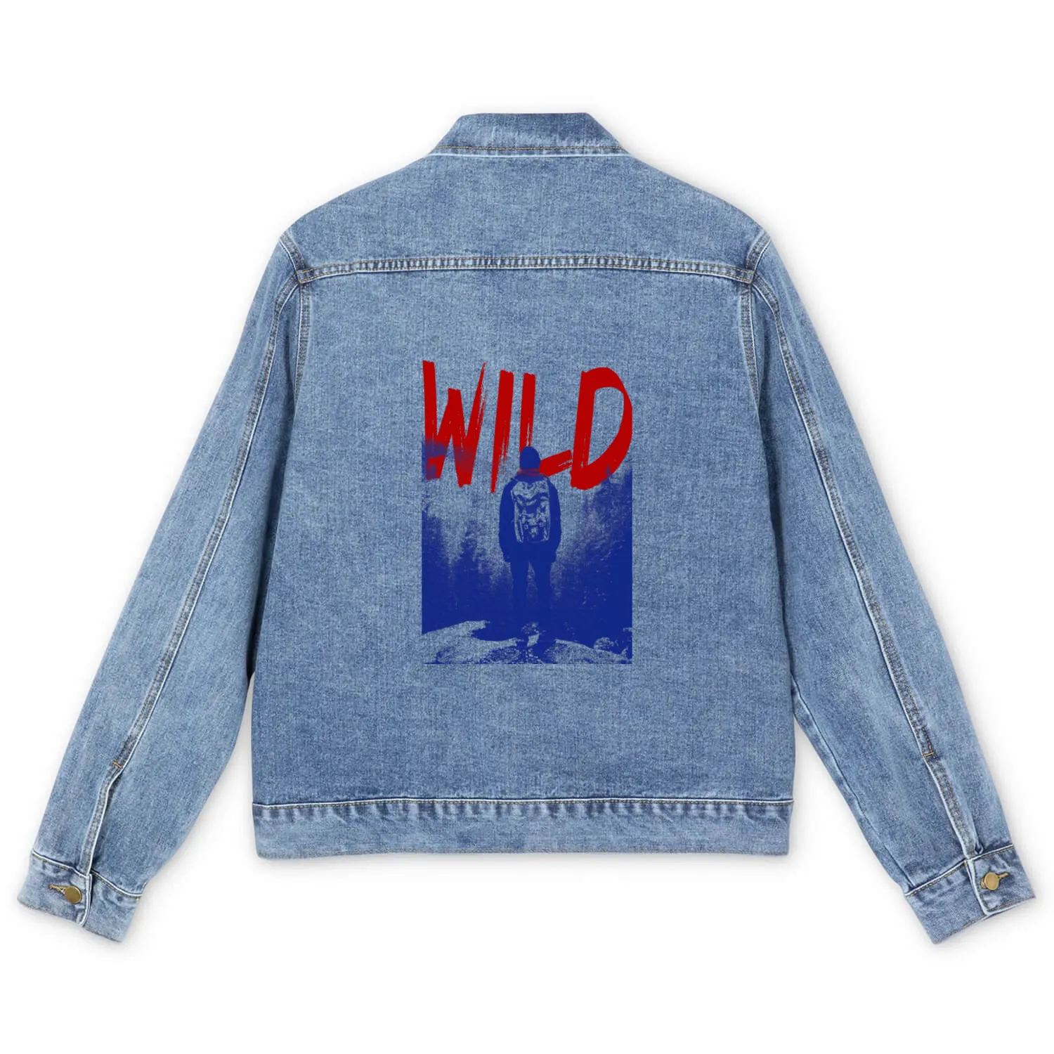 Wild nature adventurer Men's Denim Jackets