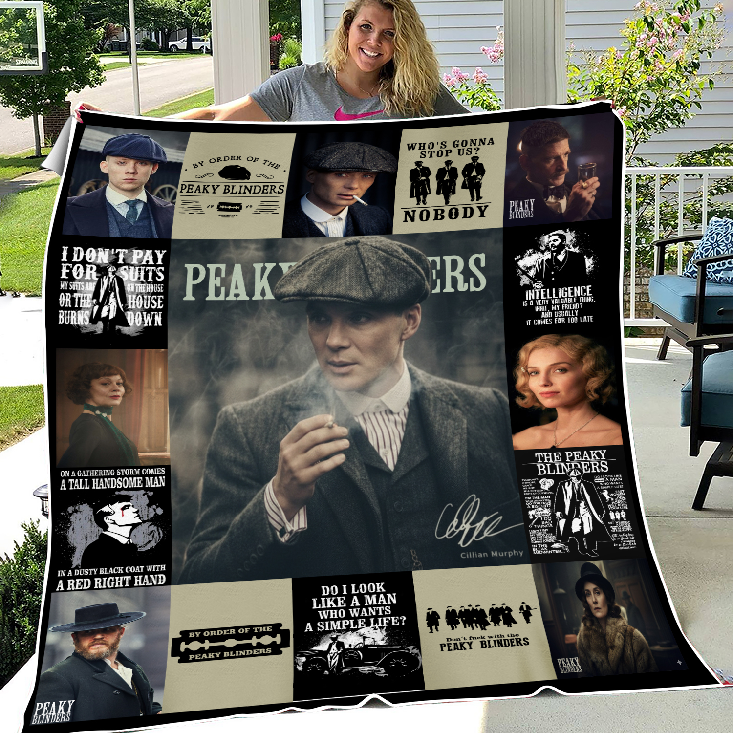 Peaky Blinders Quilt, Peaky Blinders TV Series Quilt Blanket