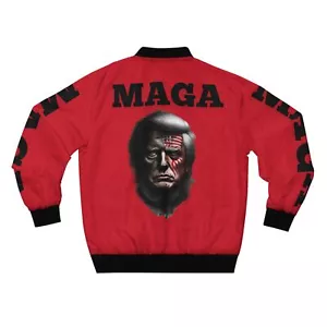MAGA TRUMP ELECTION PRESIDENT Men's Bomber Jacket (AOP)