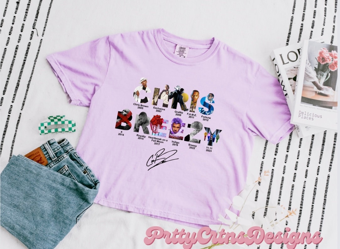 Chris brown shirt | 11:11 chris brown concert merch Crop top| chris brown 2024 tour | chris brown concert merch | gifts for Chris brown fans