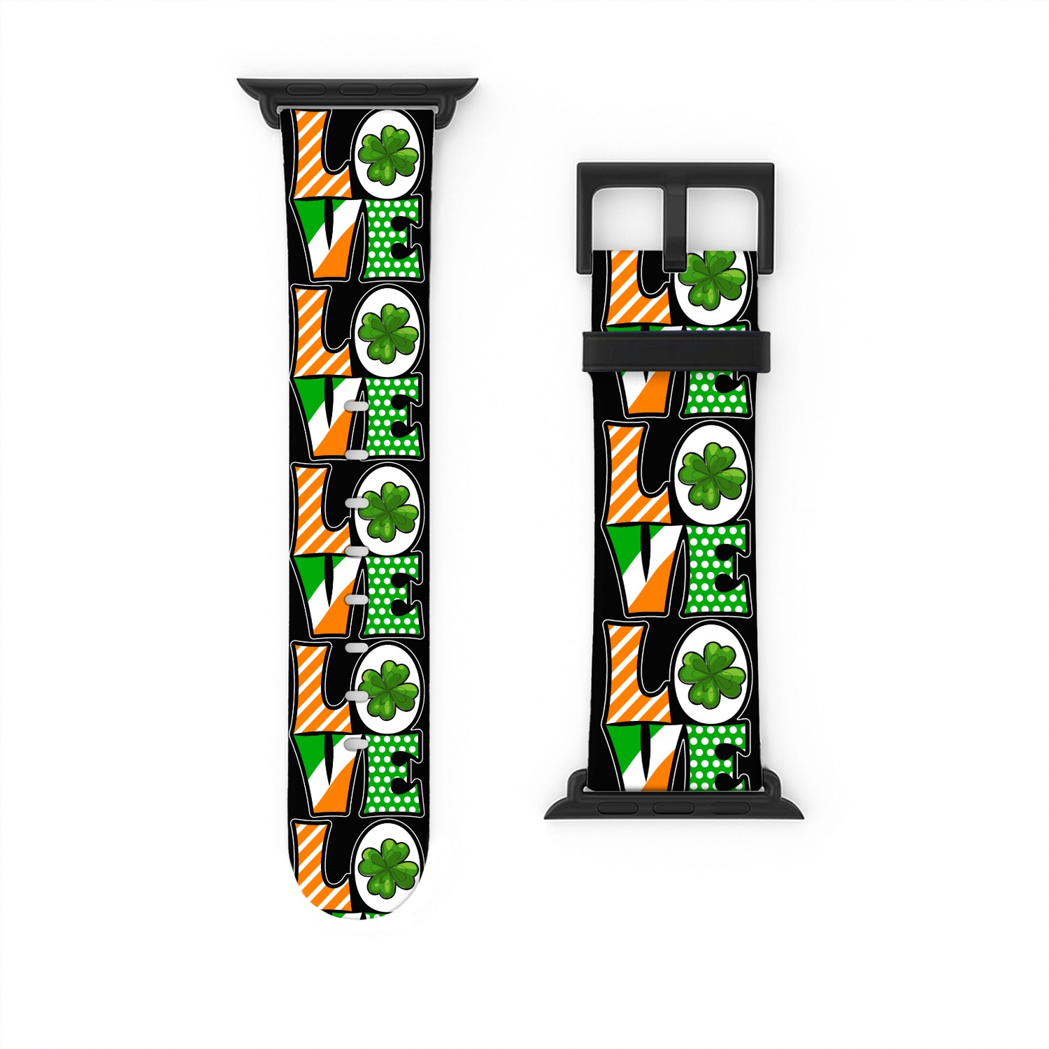LOVE St Patricks Day Watch Bands For Apple Watch