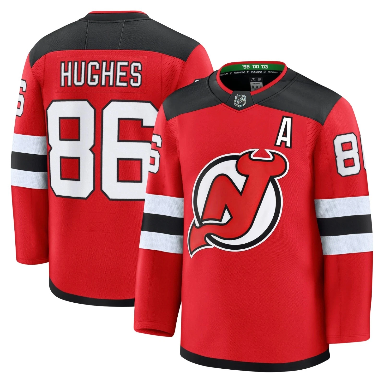 Jack Hughes New Jersey Devils Men's Hockey Jersey
