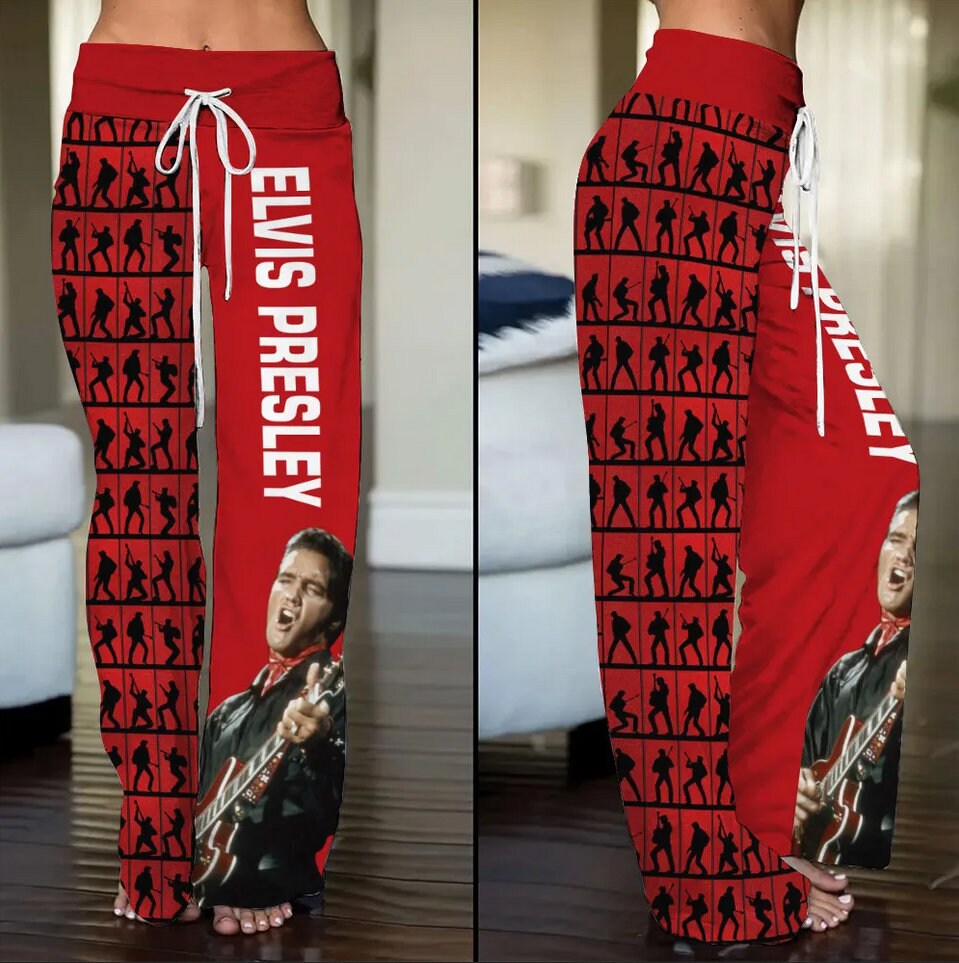 King Of Rock n Roll Elvis Presley Music Tour Women Pajamas Pants