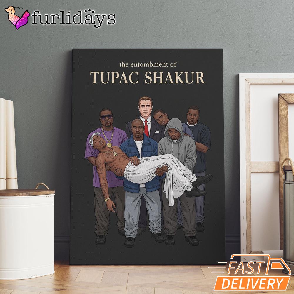 Tupac Shakur Respect Canvas, Rap Lengends Poster