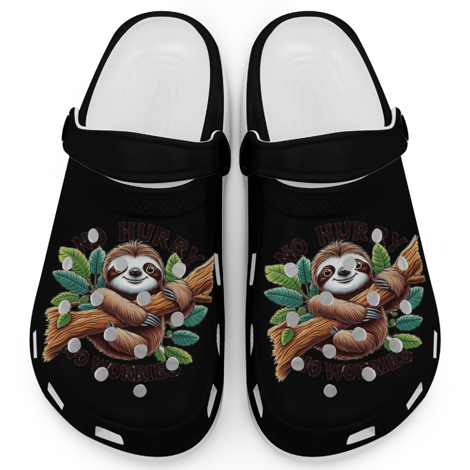 No Hurry No Worries Clogs