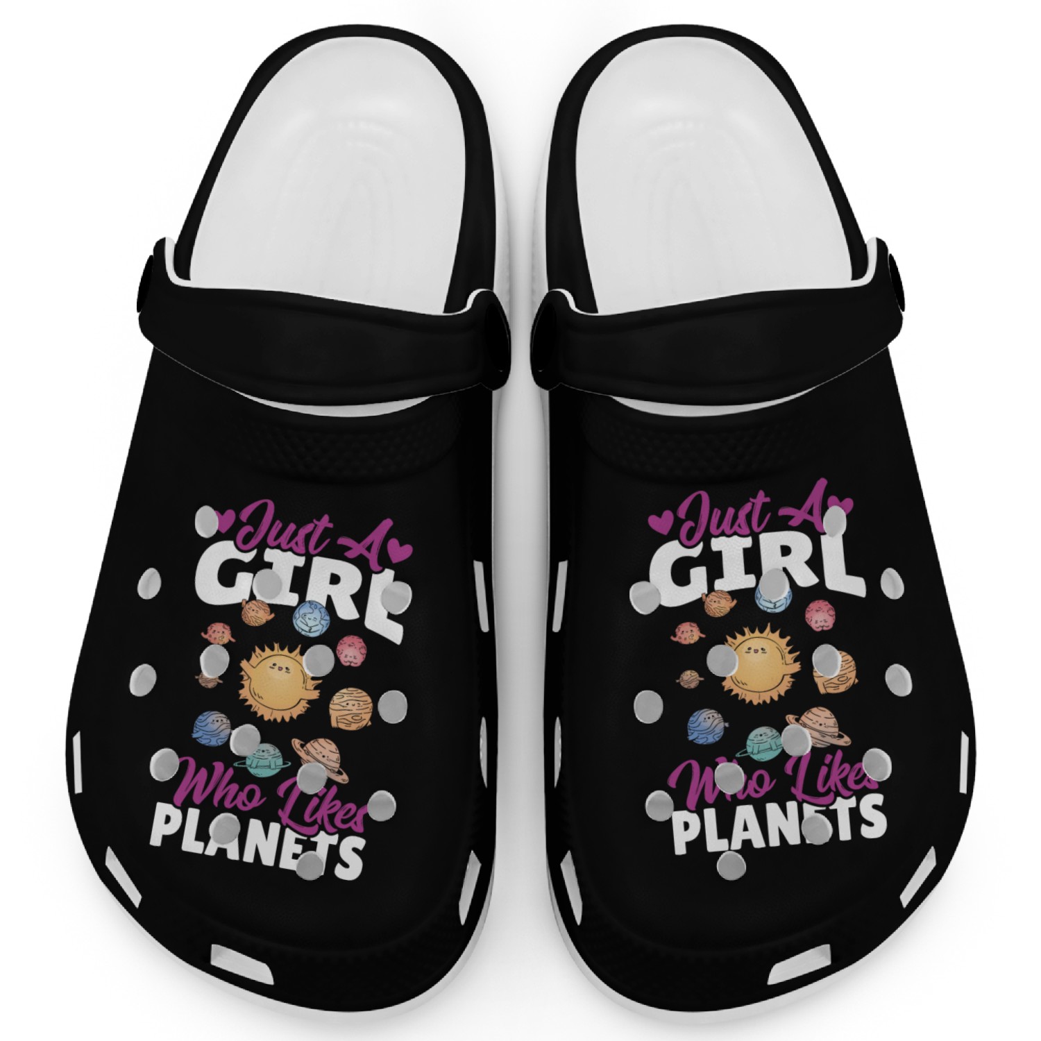 Astronomy Just A Girl Who Likes Planets Solar Clogs