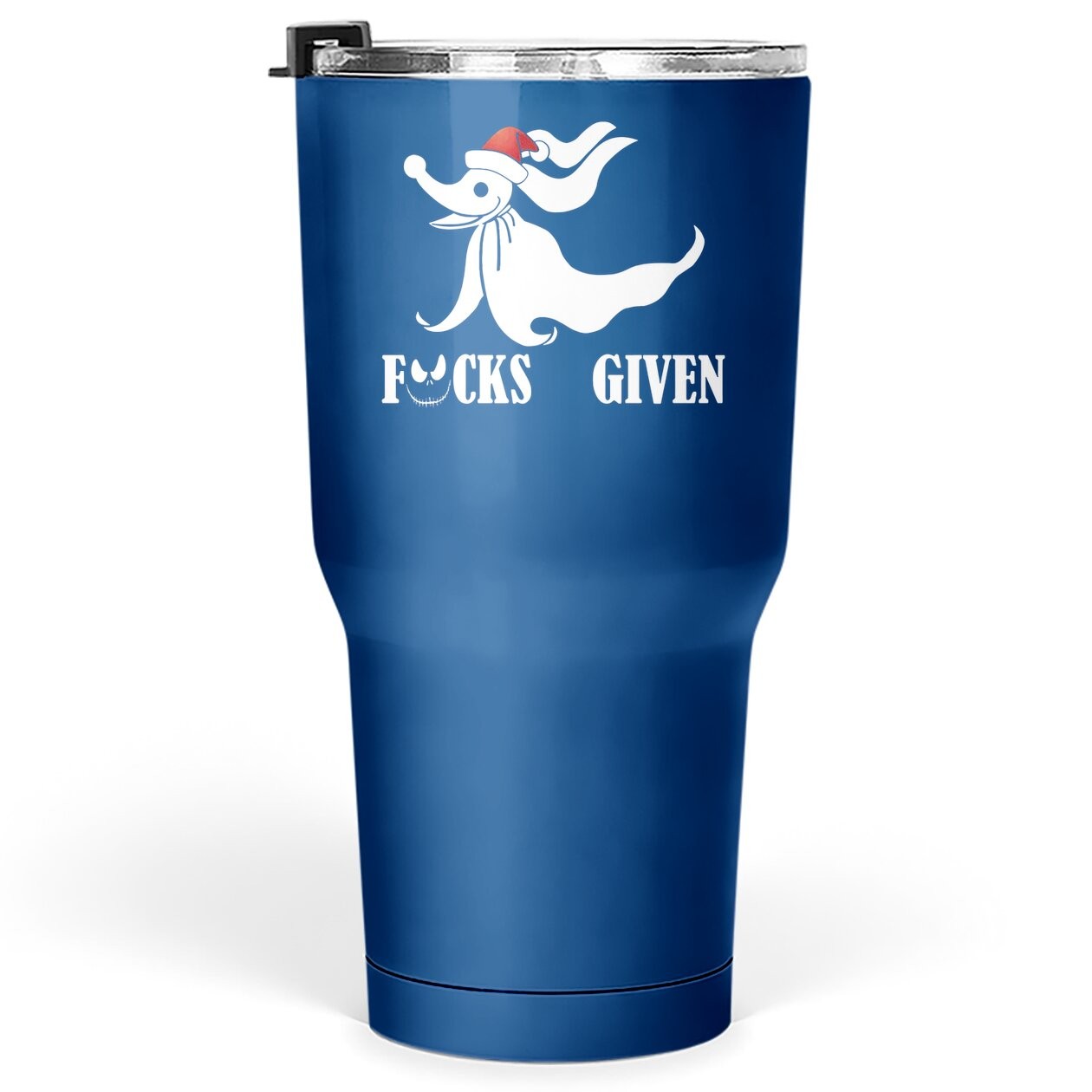 F.u.c.k Given Zero Nightmare Before Christmas Santa Hat Tumbler 30 Oz Tumbler 30 Oz