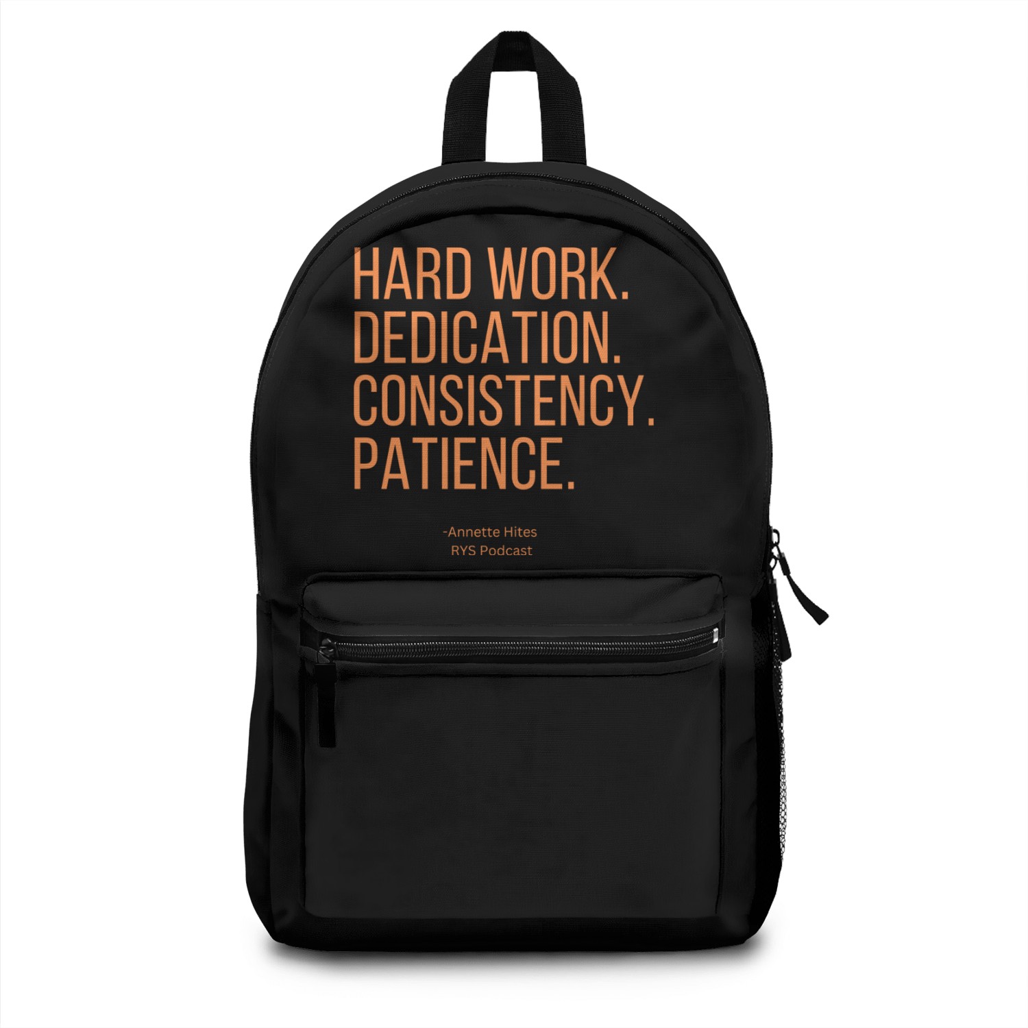 Annette Hites- Hard Work. Dedication. Backpacks