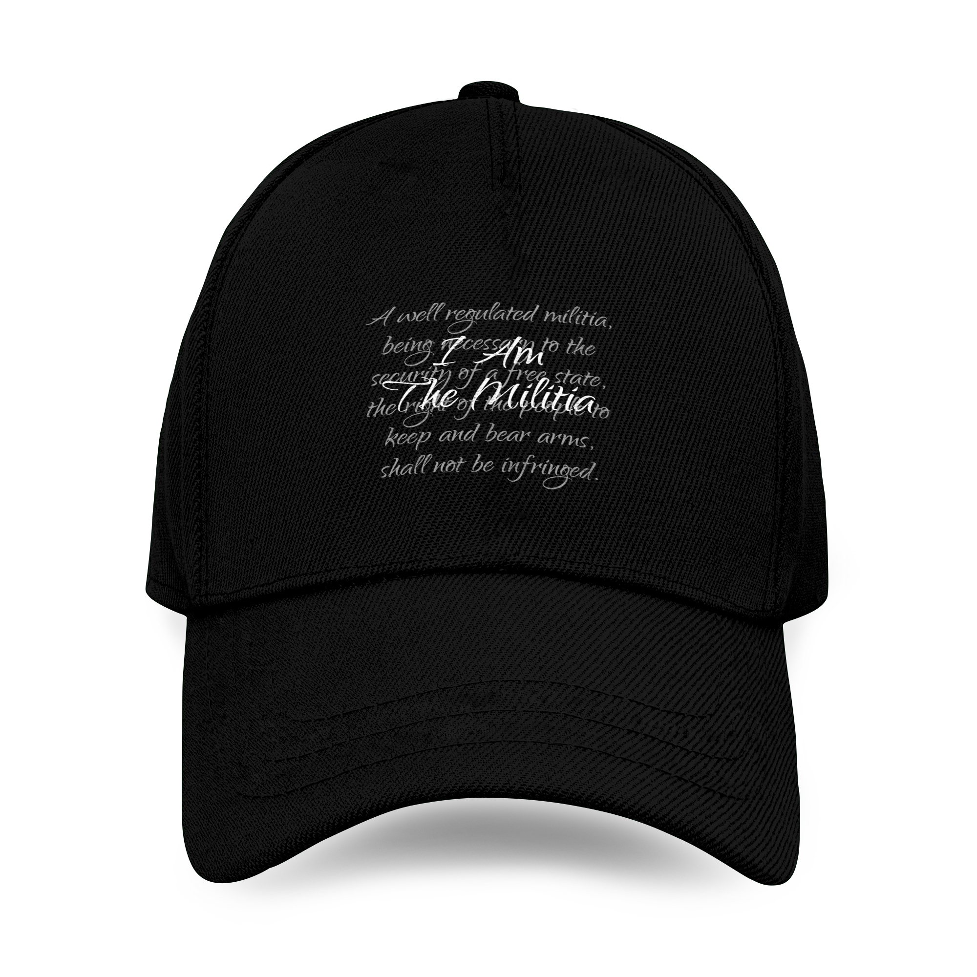 I Am The Militia Pro 2Nd Amendment Proud American Baseball Caps