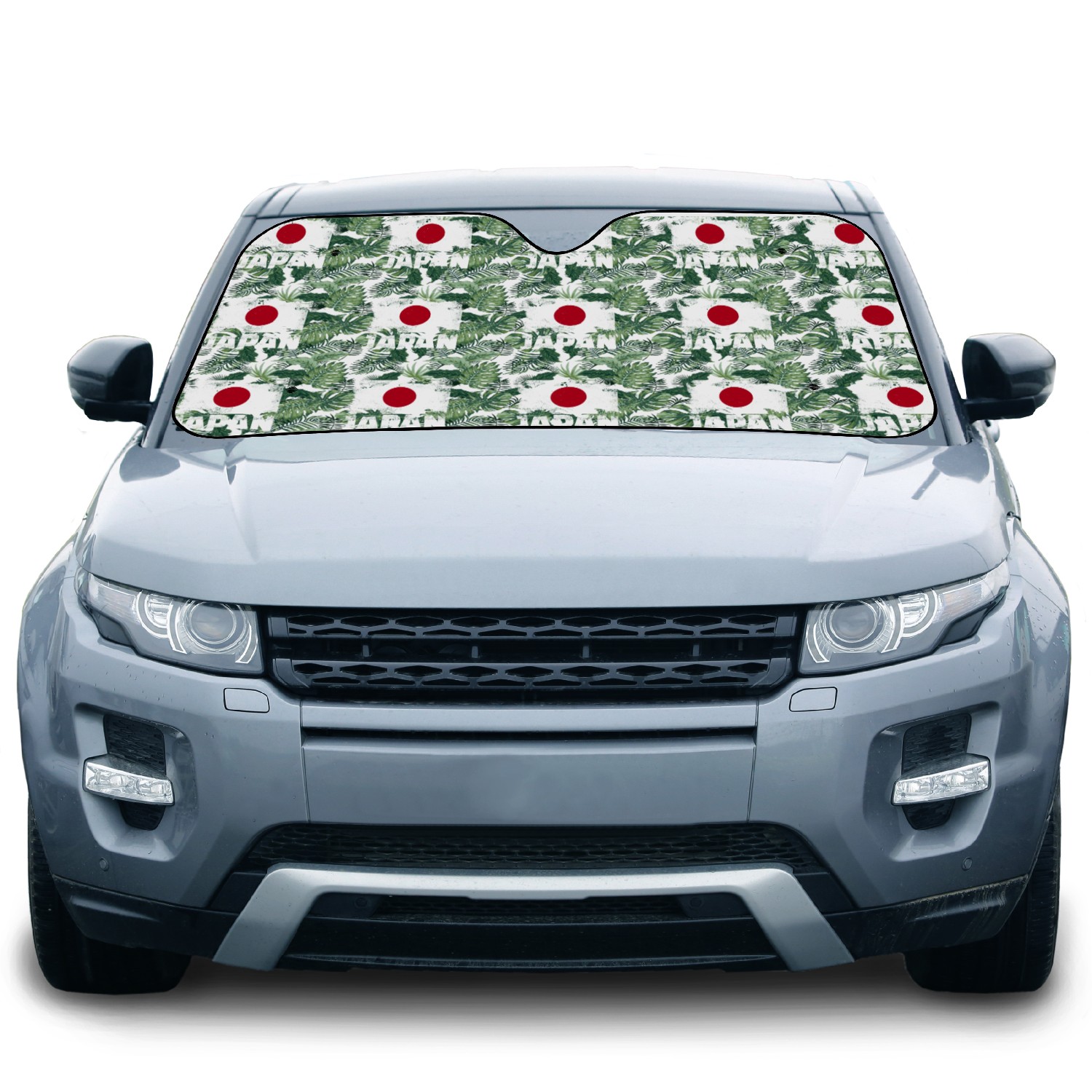 Japan Flag Vintage Distressed Japanese Grunge Trav Car Sun Shades