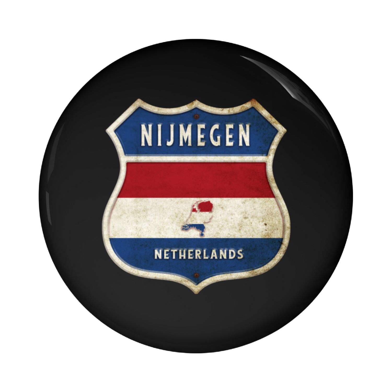 Nijmegen Netherlands coat of arms design Pin Buttons
