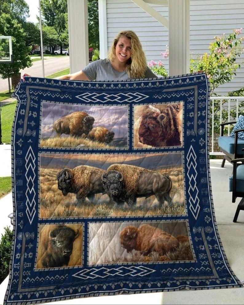 Fleece Bison Blanket for Home & Living, Ideal Gift for Anniversary