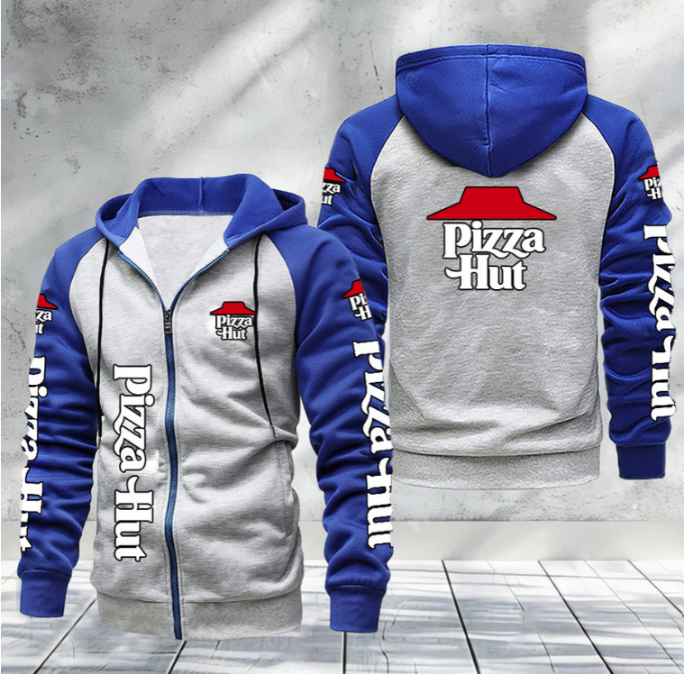 Pizza Hut Raglan Full Zip Hoodies