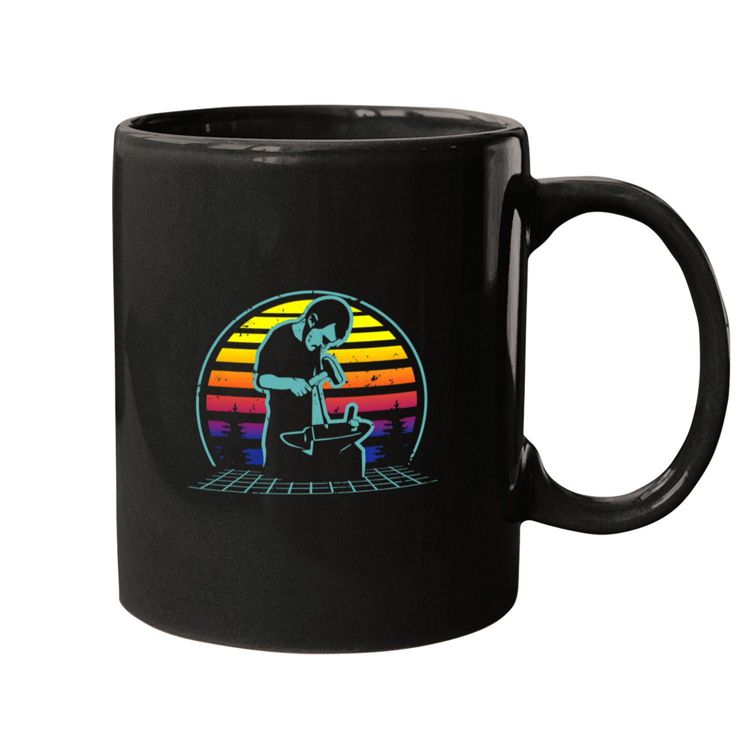 Blacksmith Job Blacksmithing Smithing Forge Anvil Mugs