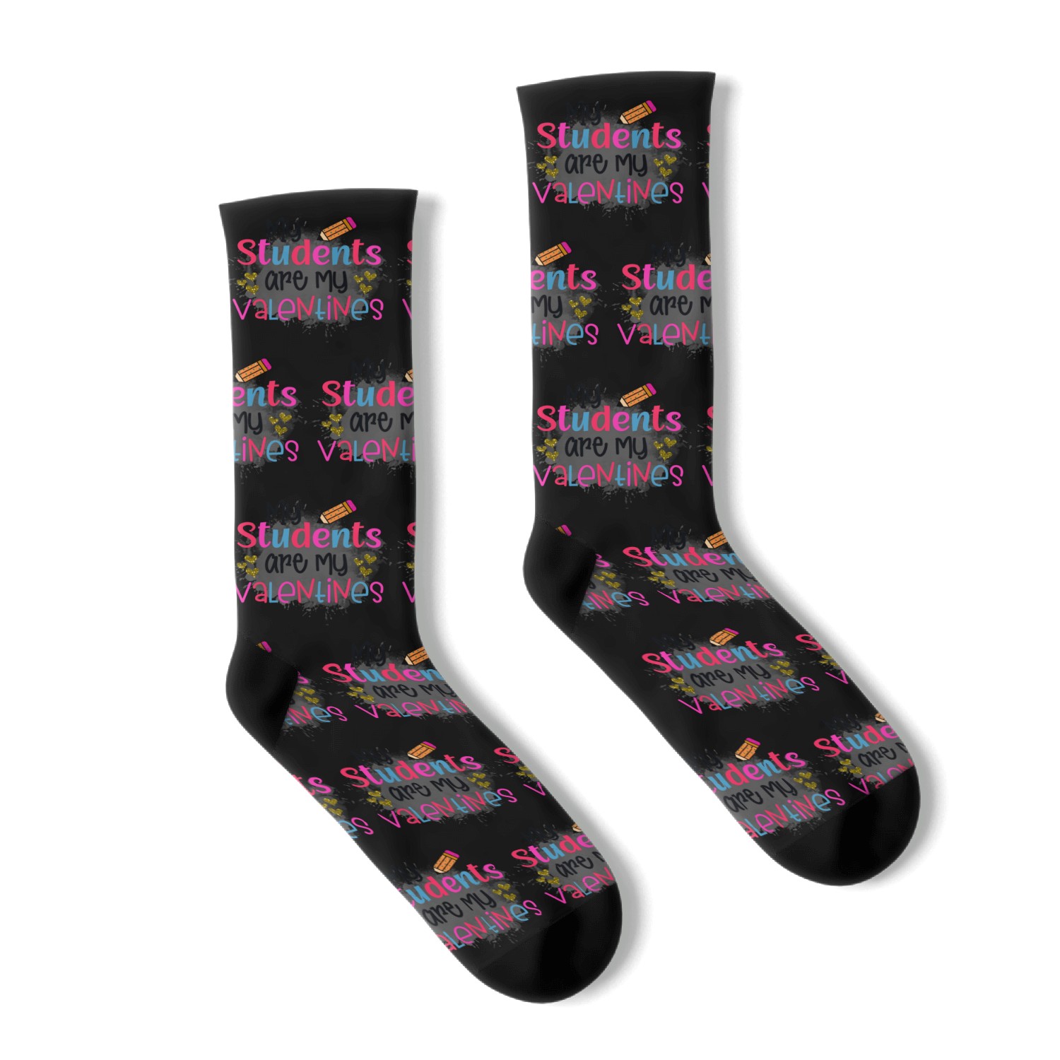 My Students Are My Valentines Teacher Valentines D Socks