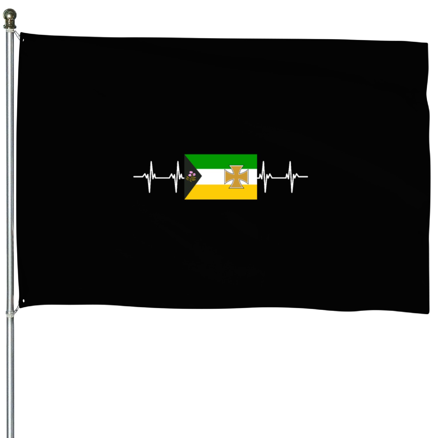 Irish Ireland Offaly Flag House Flags