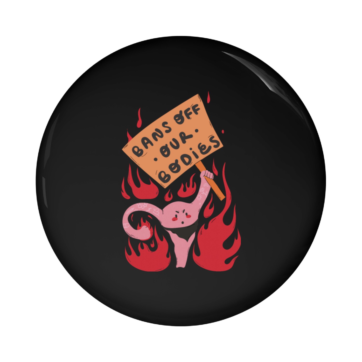 Bans Off our Bodies Pin Buttons